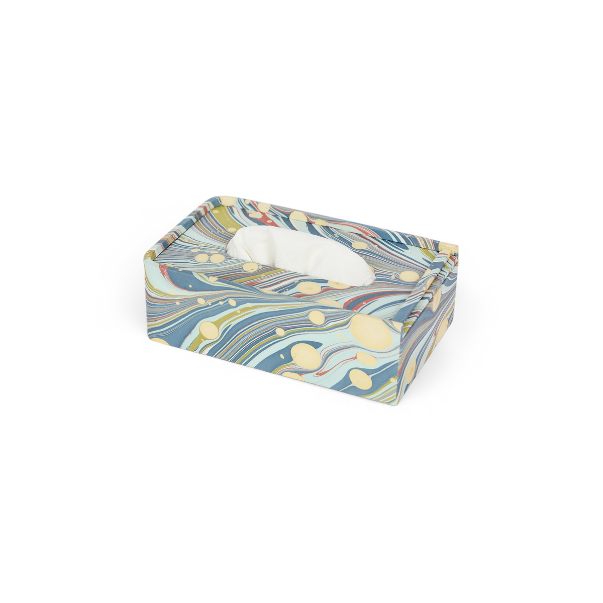 Ocean Swirl – Tissue Box Cover (5.25” W x 8.5” L x 2.75” H)