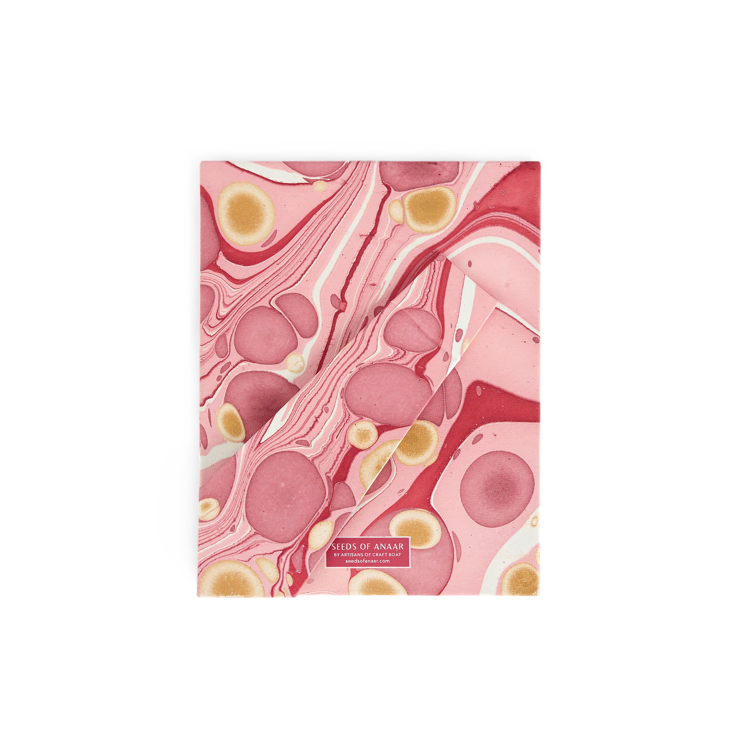 Garnet Red Mountain – Hand Marbled Tabletop Picture Frame (7.25" x 5.75", fits 6" x 4" photo)