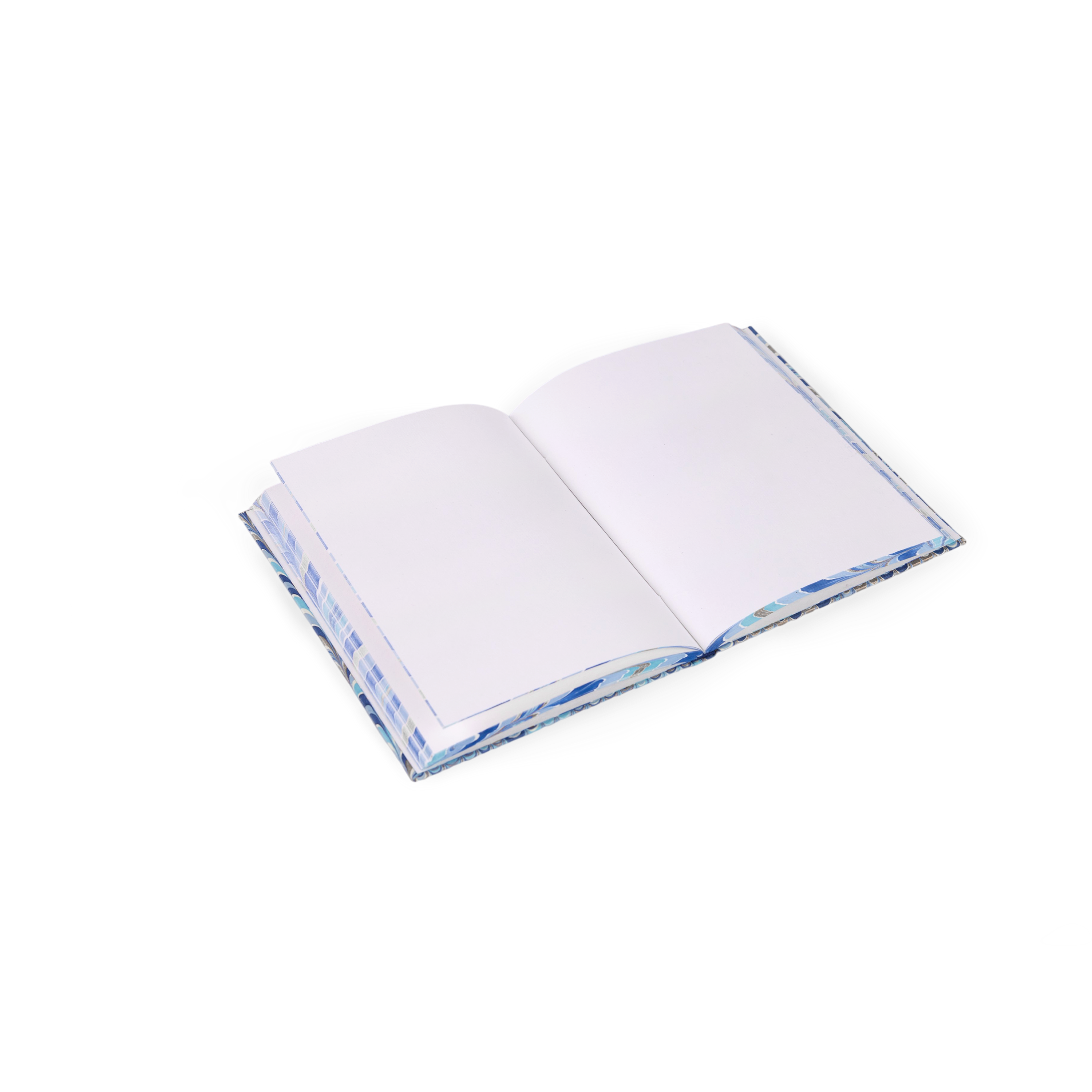 Harbor Blue Mountain – Hand Marbled Journal A5 | 48 Pages | 130gsm Paper
