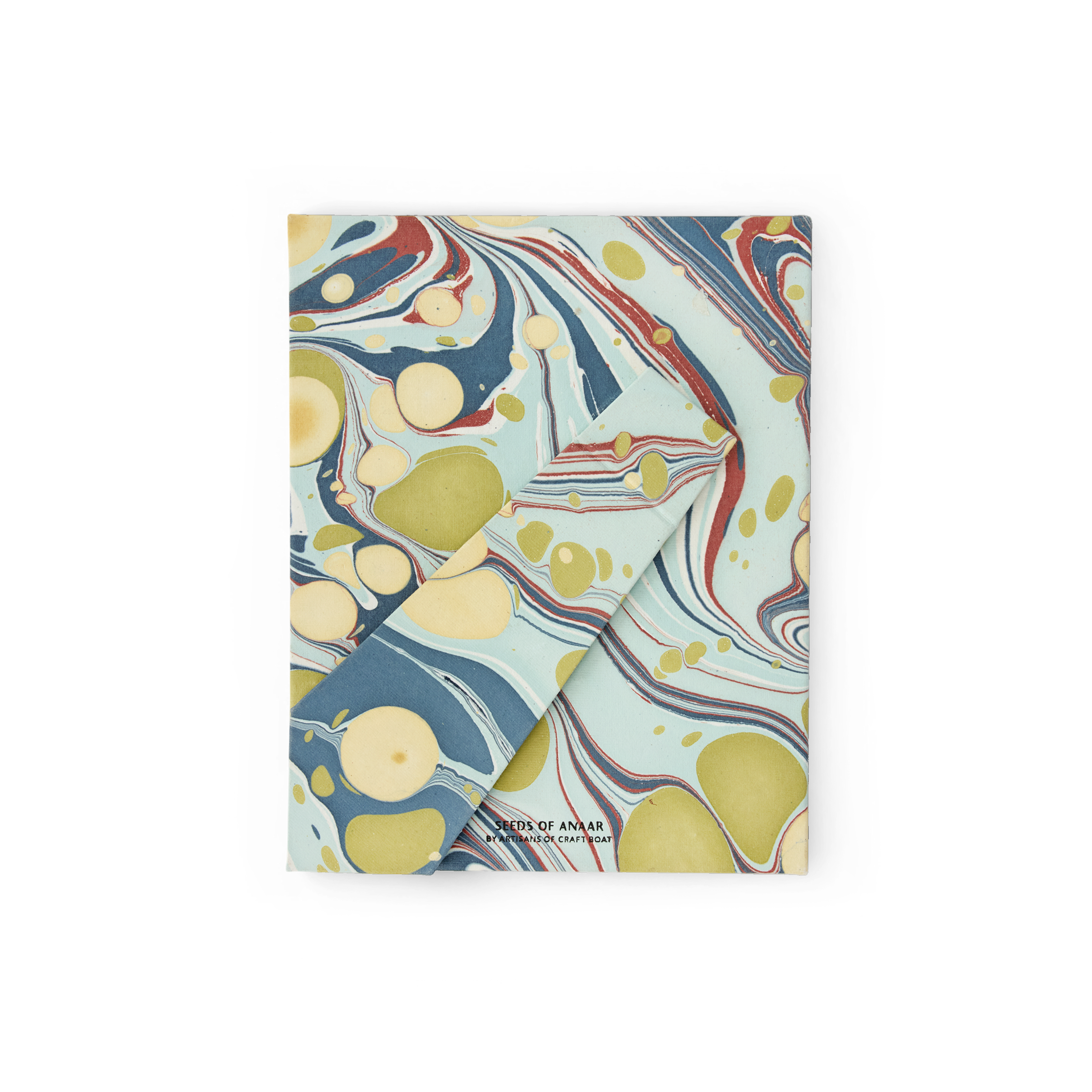 Ocean Wave – Hand Marbled Tabletop Picture Frame (7.25" x 5.75", fits 6" x 4" photo)