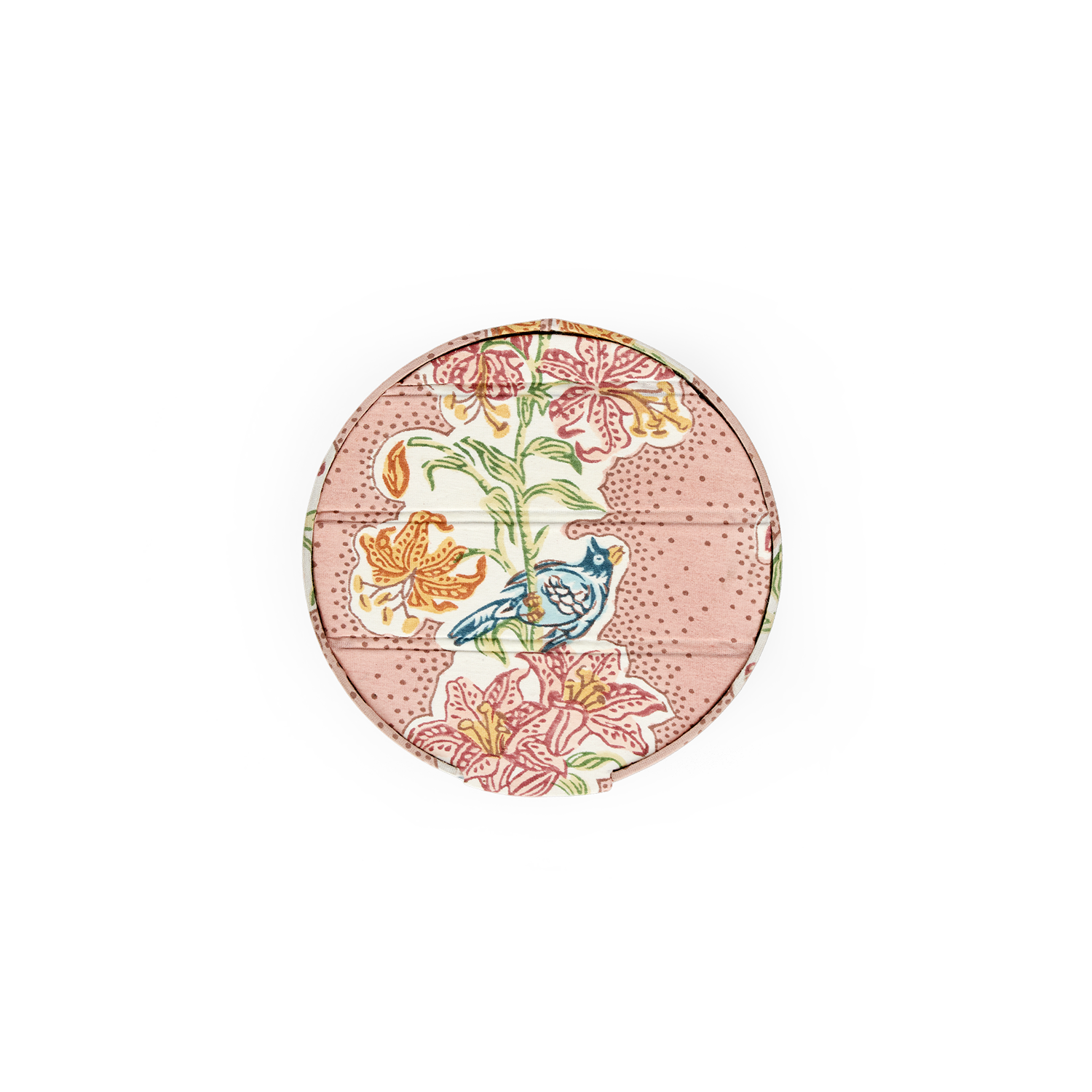 Blush Bagh – Block Printed Keepsake jewellery box (5.25" x 5.25" x 3")