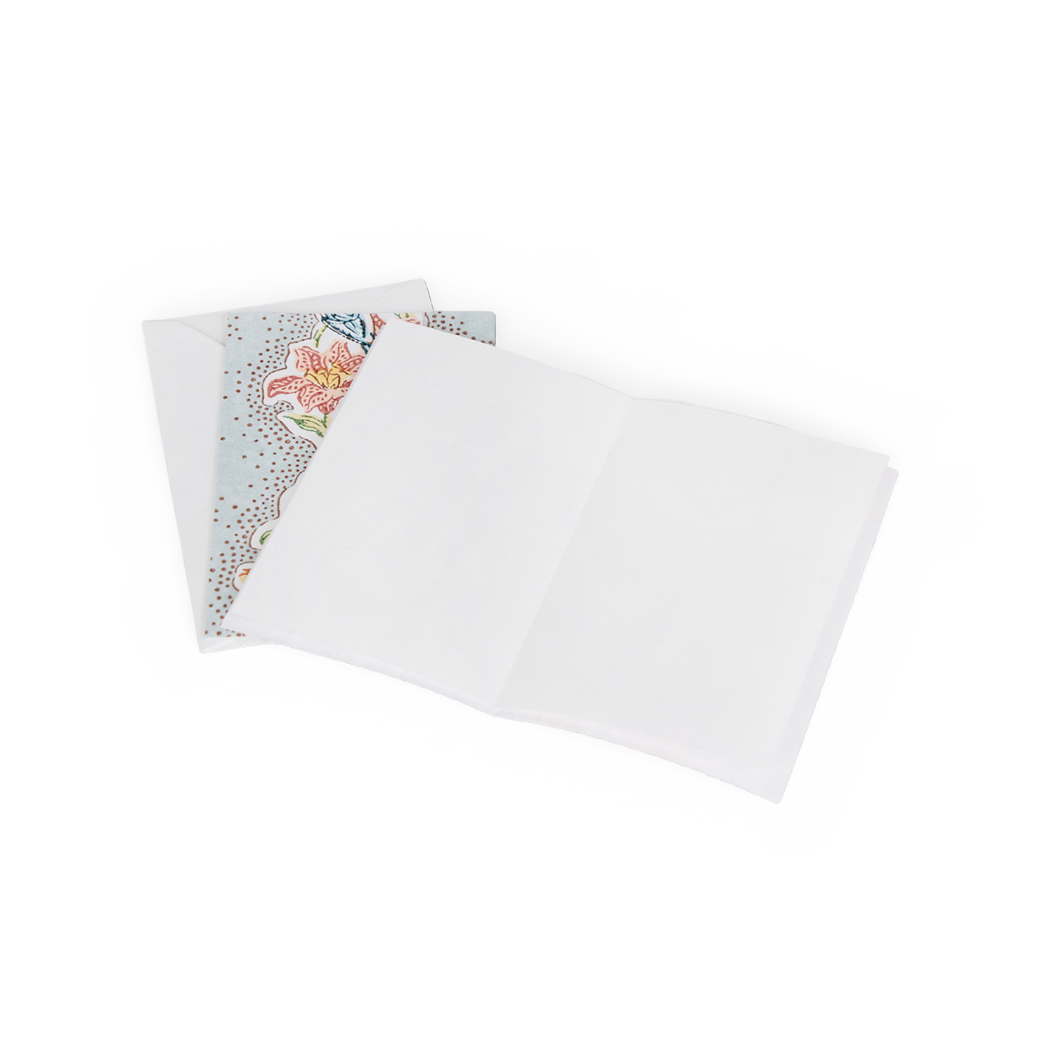 Sky Garden – Hand Printed Greeting Card Folder Set (6” x 4” | 100% Recycled Cotton Paper)