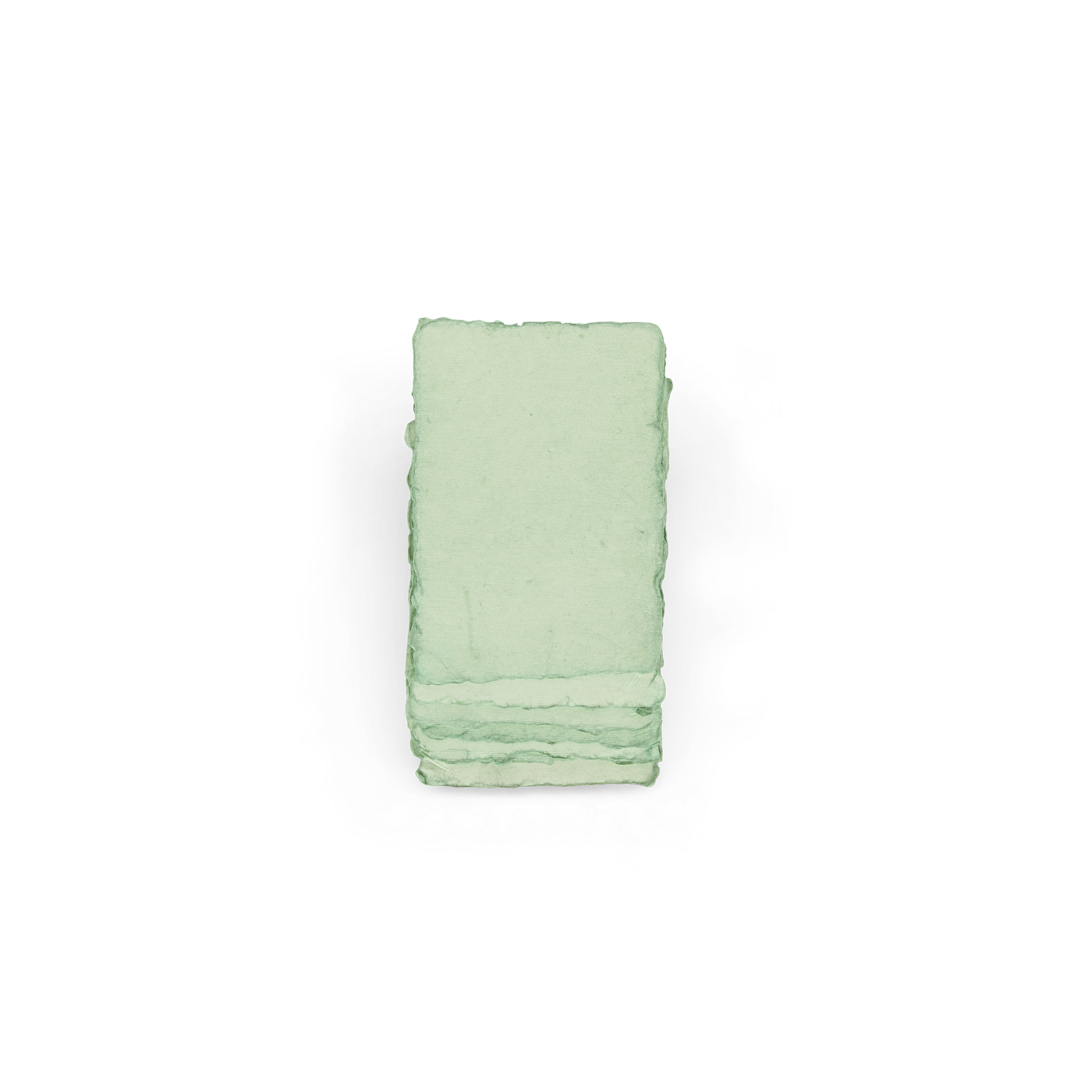 Gentle Sage – Handmade Recycled Cotton Paper Set – Large (6” x 4” | 30 Sheets | 300 GSM)