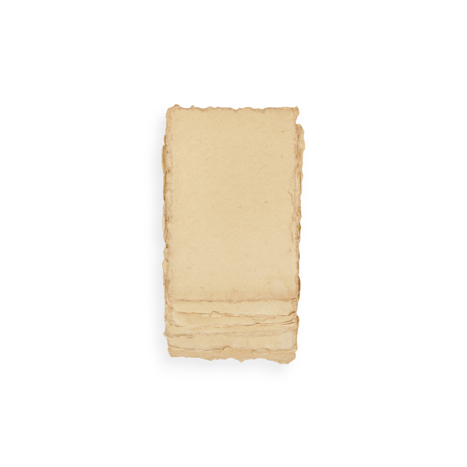 Natural Sand – Handmade Recycled Cotton Paper Bundle – Large (6” x 4” | 30 Sheets | 300 GSM)