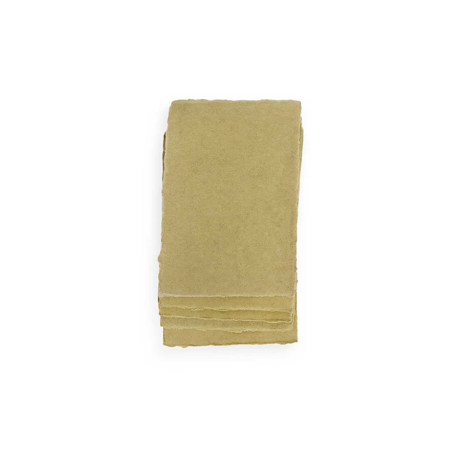 Golden Earth – Handmade Recycled Cotton Paper Set – Large (6” x 4” | 30 Sheets | 300 GSM)