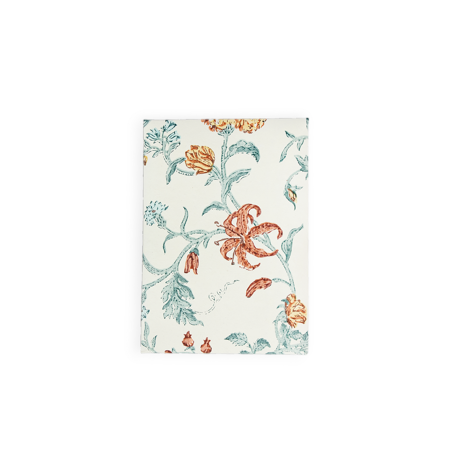 Ivory Bagh – Hand Printed Greeting Card Folder Set (6” x 4” | 100% Recycled Cotton Paper)