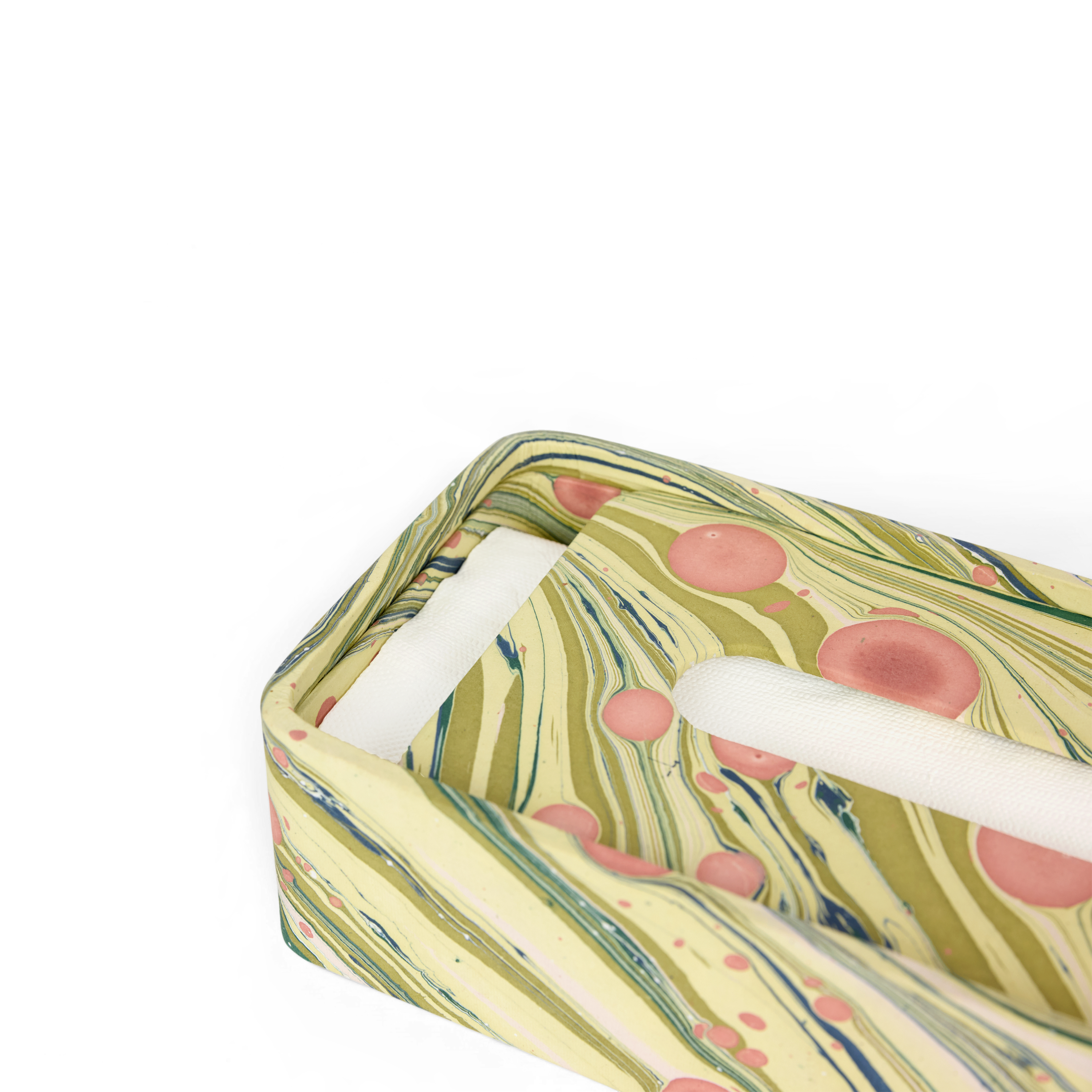 Meadow Swirl – Tissue Box Cover (5.25” W x 8.5” L x 2.75” H)