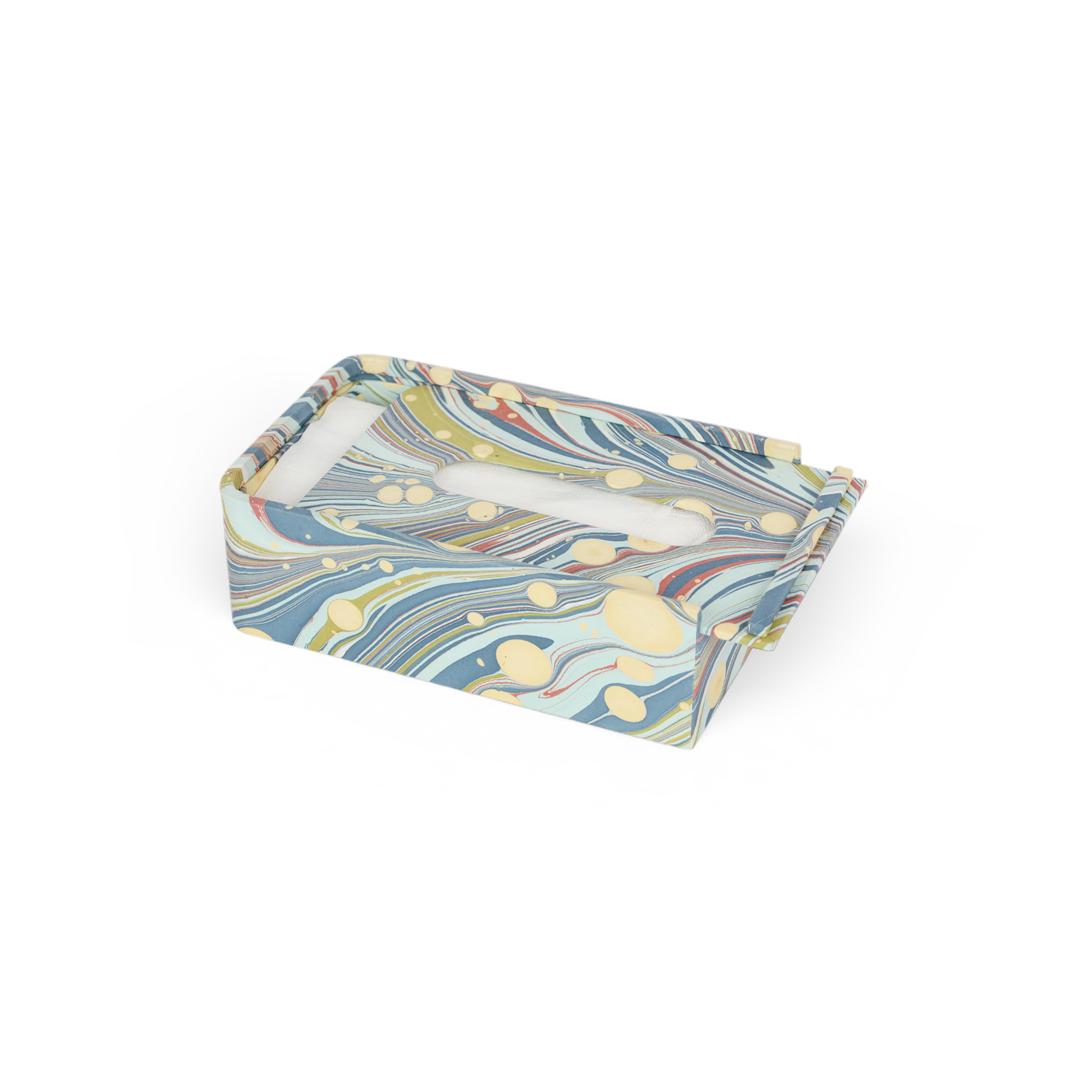 Ocean Swirl – Tissue Box Cover (5.25” W x 8.5” L x 2.75” H)