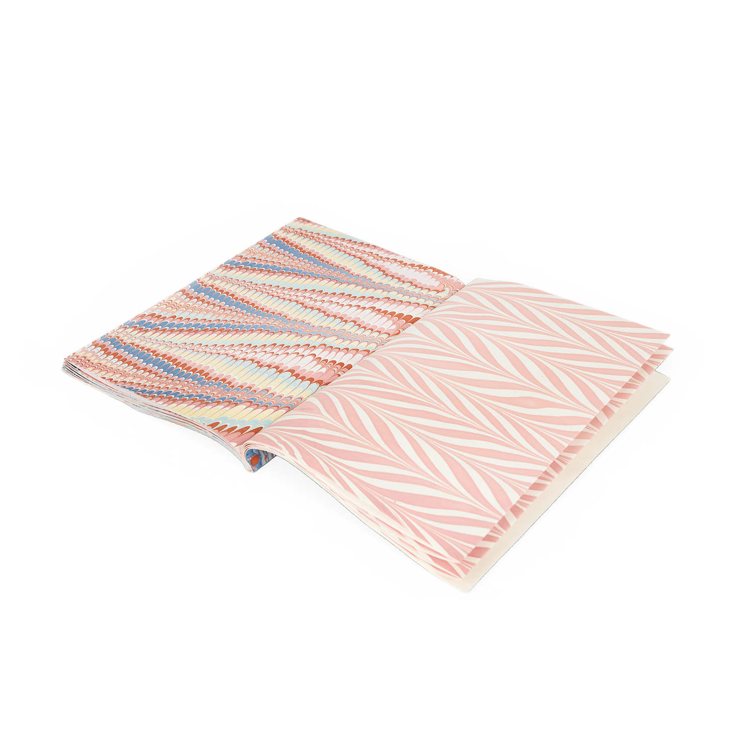Sunset – Hand Marbled Wrapping Paper Set (23" x 31" sheets | Booklet size: 11" x 15")