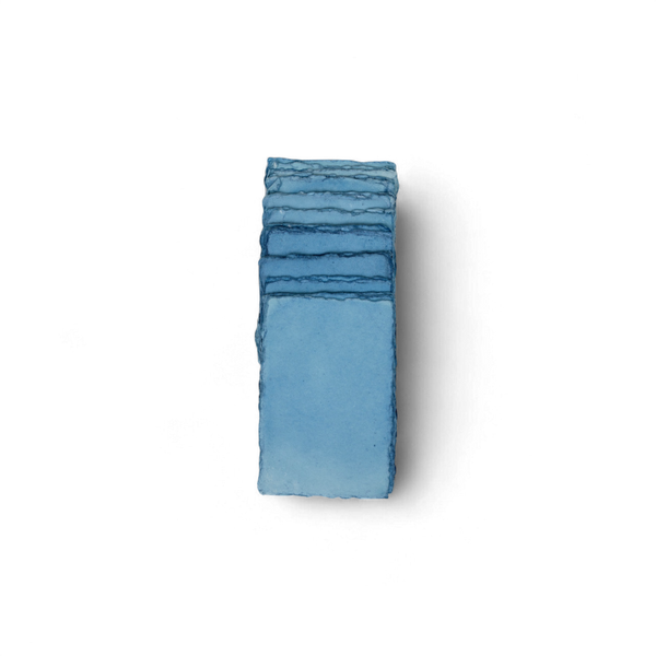 Indigo Deckle – Naturally Dyed Artist Paper Bundle - Large (6