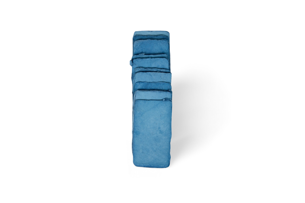 Indigo Deckle – Naturally Dyed Artist Paper Bundle - Small (3.5 x 2