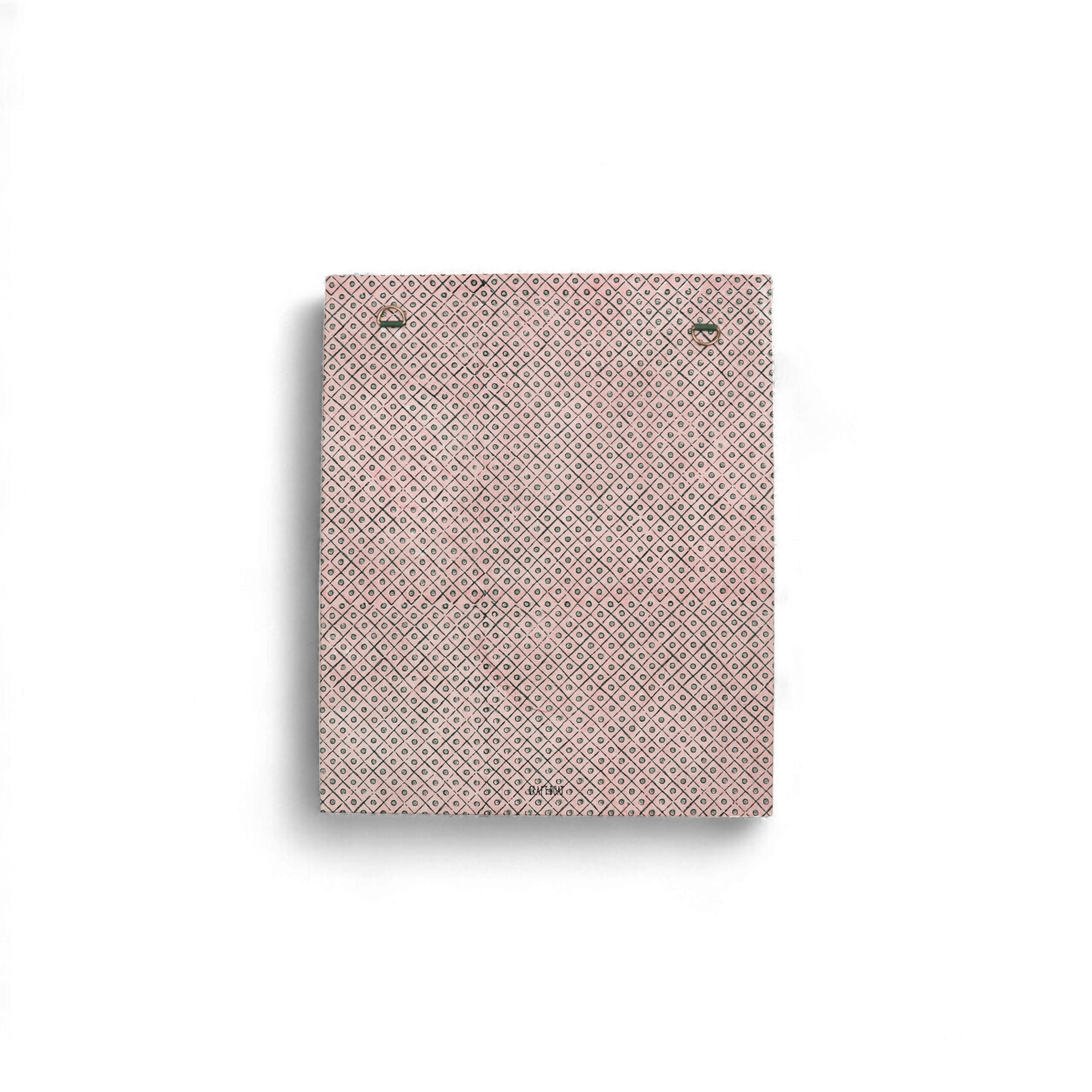 Bagh Parrot – Hand Block Printed Wall Picture Frame (12" x 10", fits 7" x 5" picture)