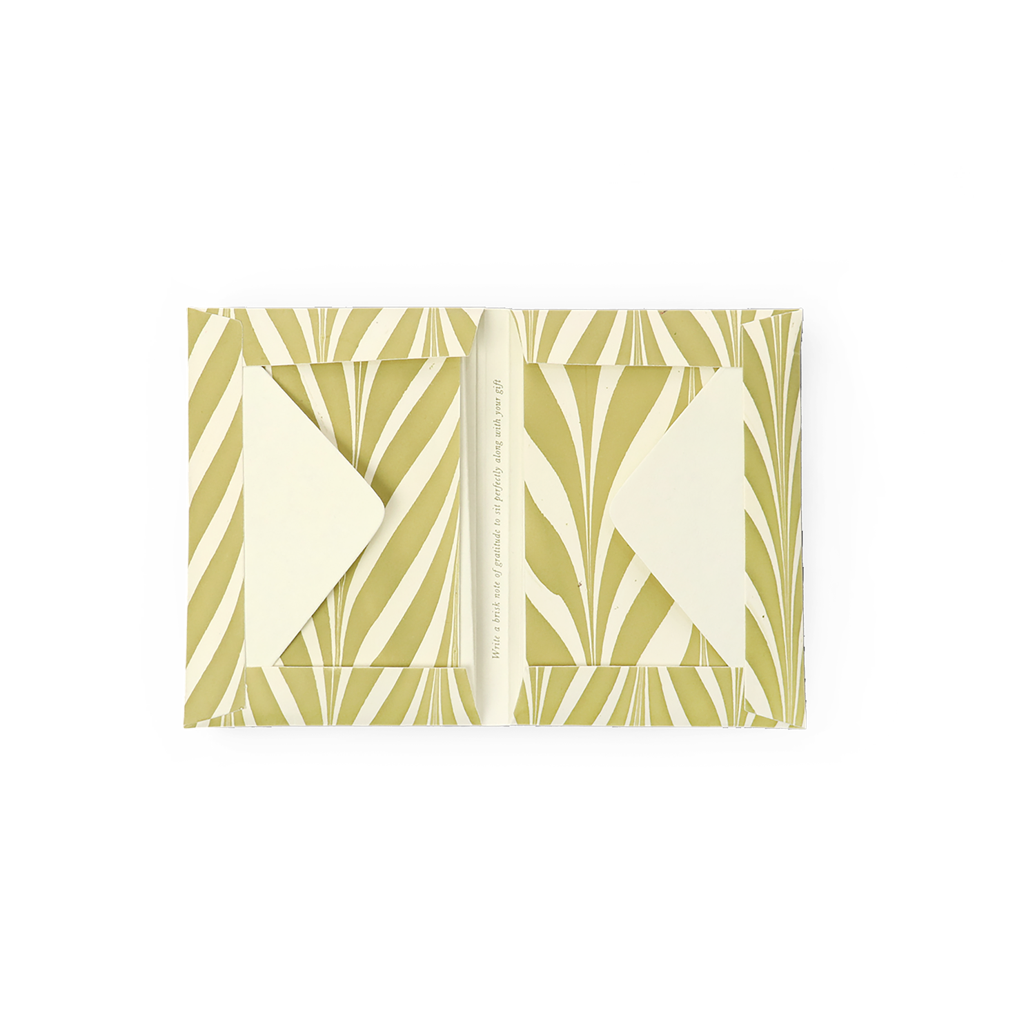 Sand Current – Hand Marbled Greeting Card Folder Set (6” x 4” | 100% Recycled Cotton Paper)
