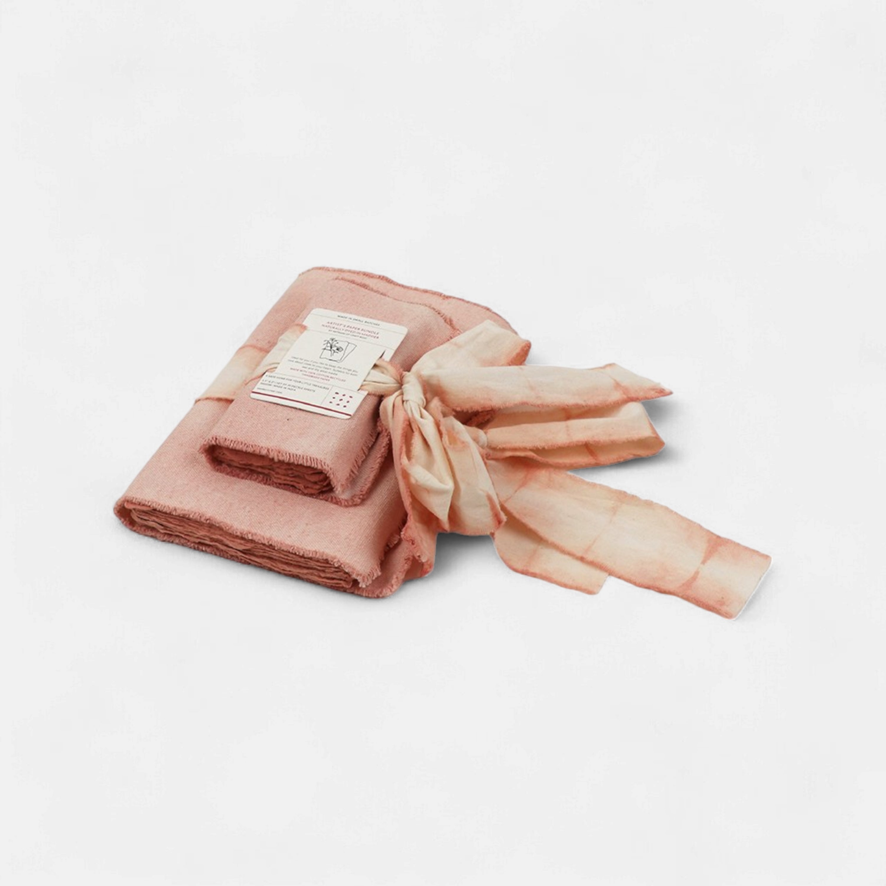 Madder– Handmade Recycled Cotton Paper Set Small (3" x 2") (Pack of 30)