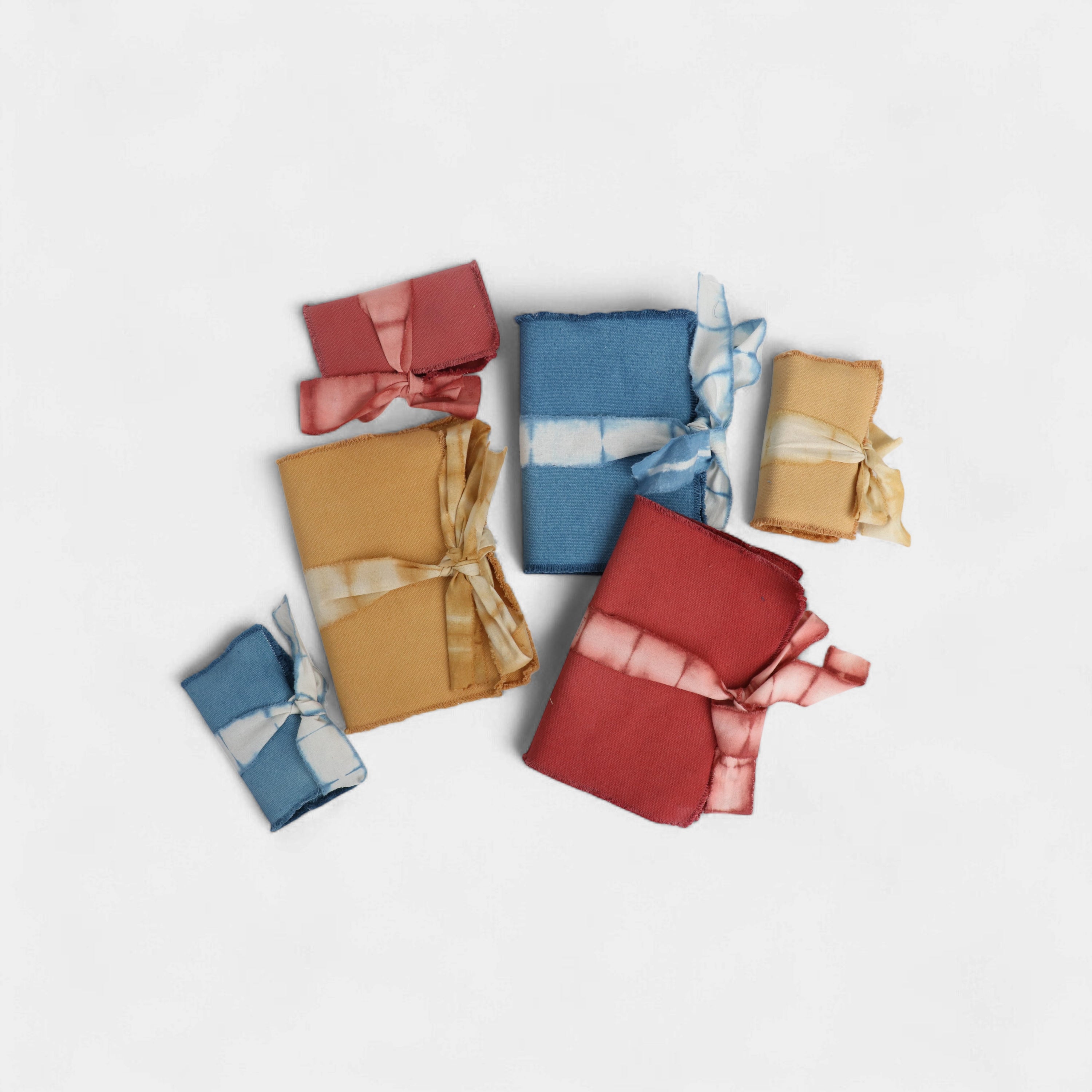 Indigo Deckle – Naturally Dyed Artist Paper Bundle - Small (3.5 x 2"") | 30 Sheets | 300 GSM )