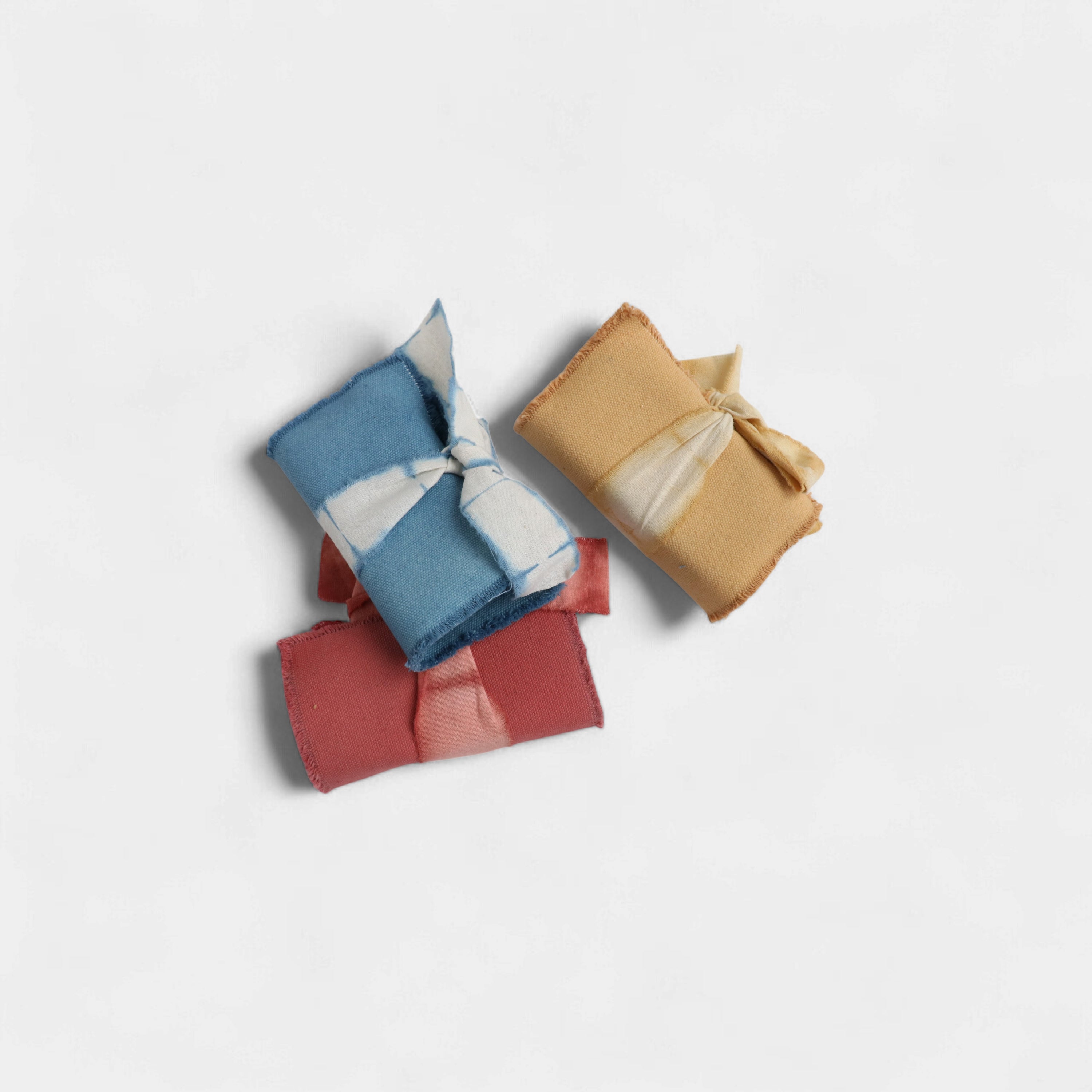 Indigo Deckle – Naturally Dyed Artist Paper Bundle - Small (3.5 x 2"") | 30 Sheets | 300 GSM )