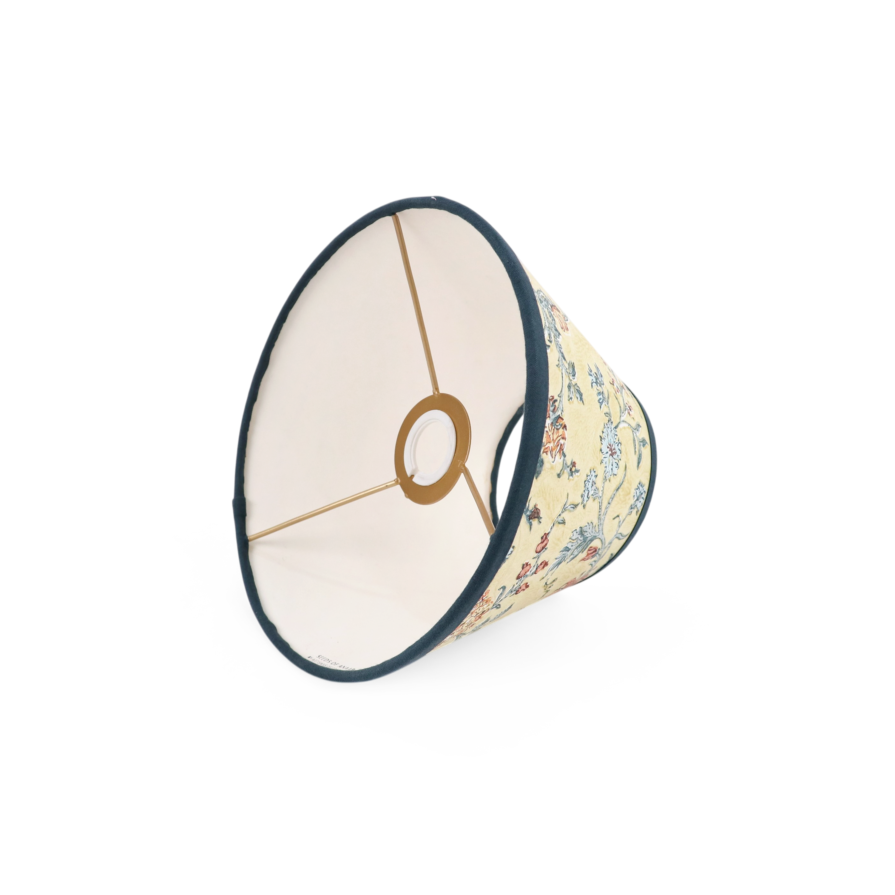 Autumn Meadow – Hand Block Printed Lampshade (6.25” H x 9” W x 4.25” Ø | Uno Fitting)