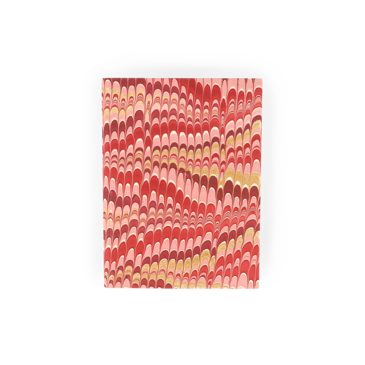 Garnet Red Mountain – Hand Marbled Journal A5 | 48 Pages | 130gsm Paper