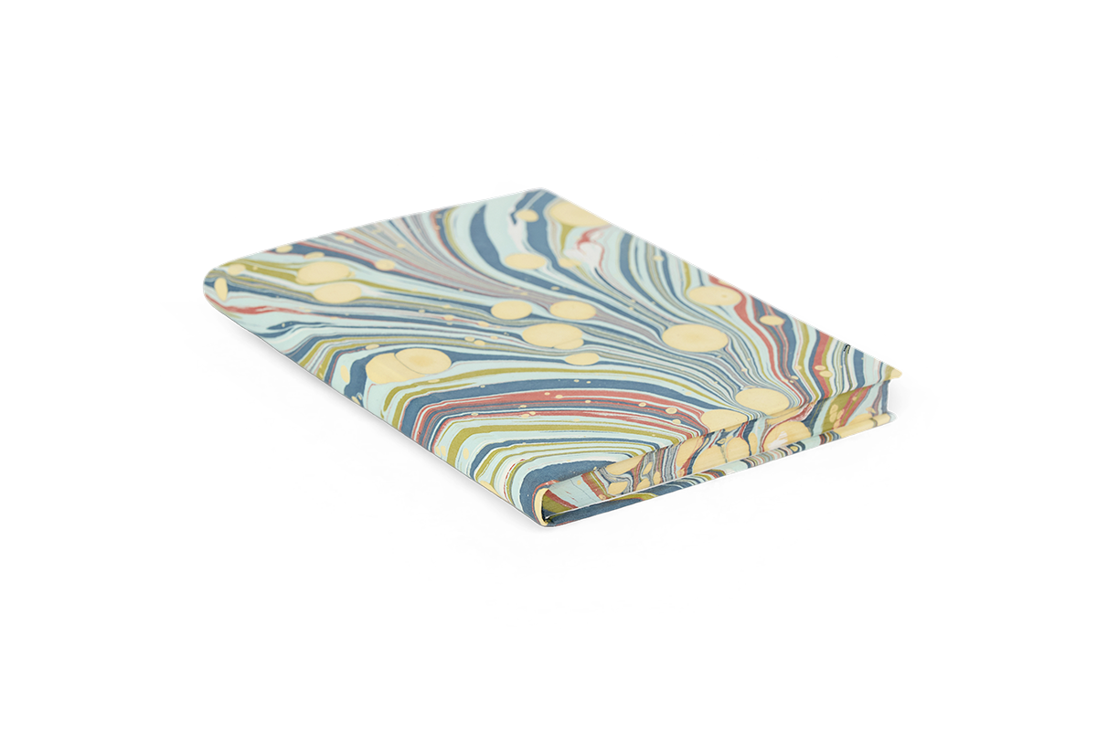 Ocean Swirl – Hand Marbled Journal A5 | 48 Pages | 130gsm Paper