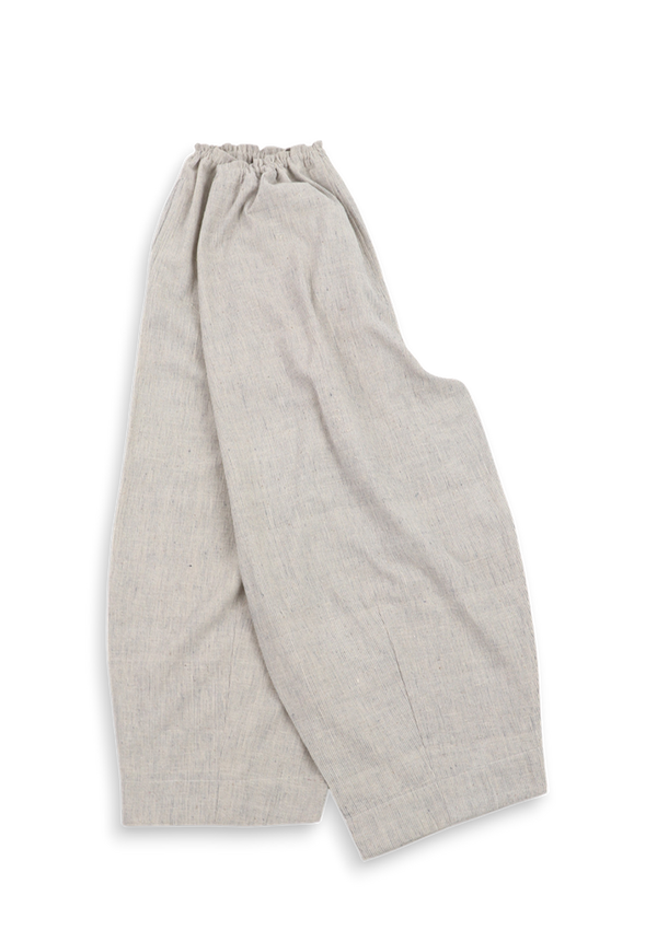 Nama Trousers – Kala Cotton Handwoven Pants in Indigo Pinstripe (ONE SIZE)