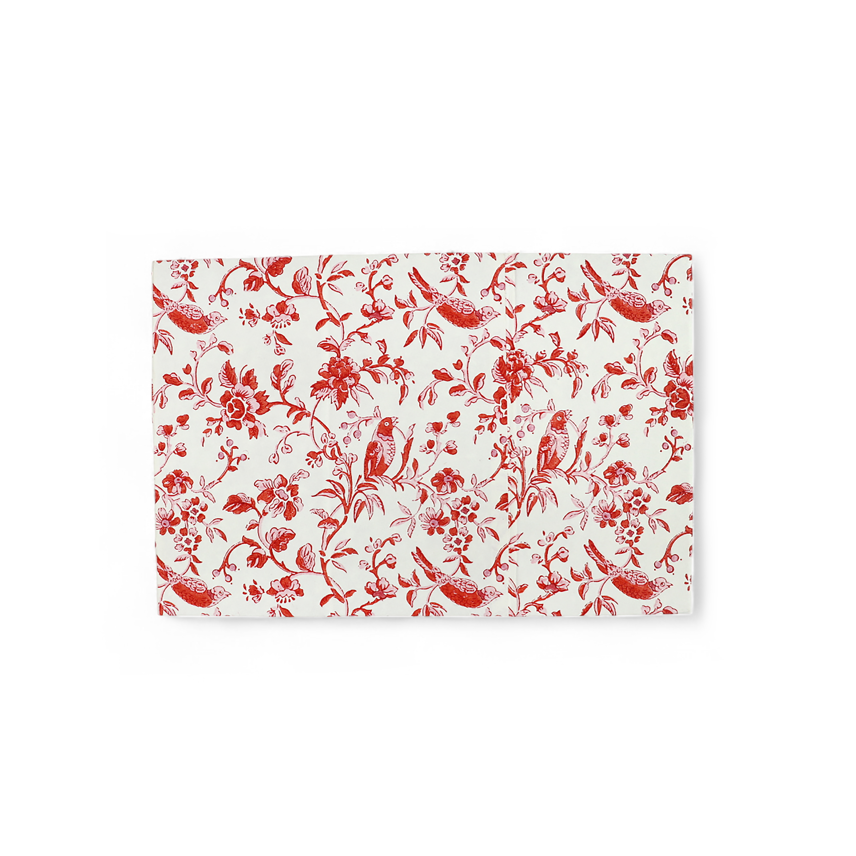 Bagh Ruby – Hand Block Printed Collapsible Basket (9.5" x 9.5" x 10.5")