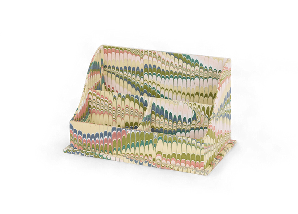 Meadow Wave – Hand Marbled Letter Sorter (10