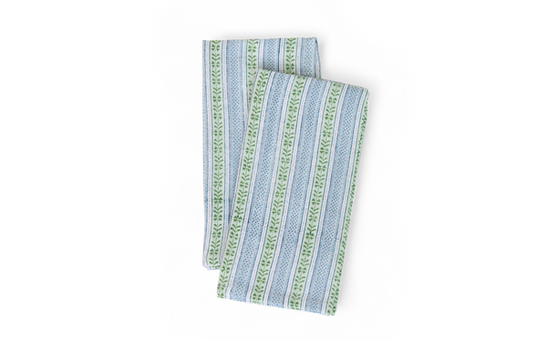 Sky Trail – Hand Block Printed Linen Napkin (Set of 2) (18