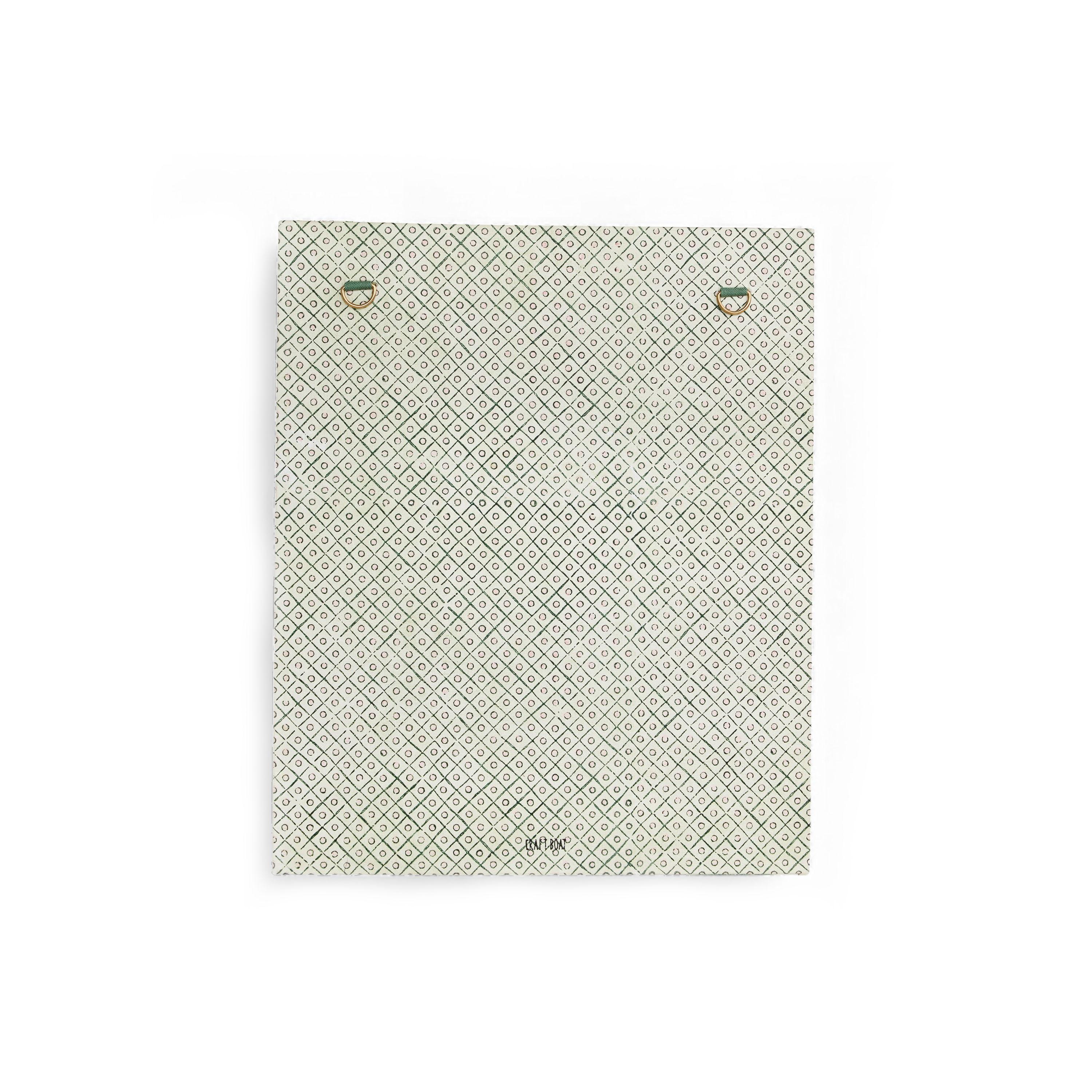Verdant Bloom – Hand Block Printed Wall Picture Frame (12" x 10", fits 7" x 5" photo)