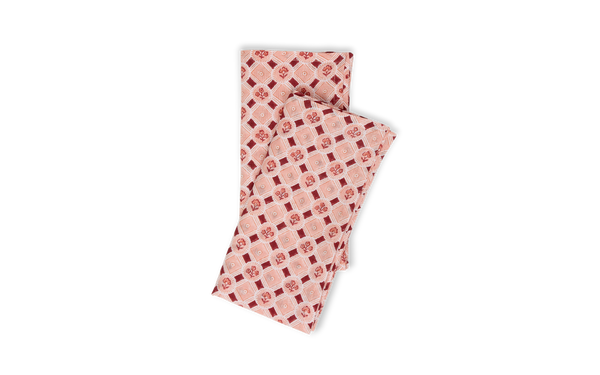 Noor Blush – Hand Block Printed Linen Napkin (Set of 2) (18