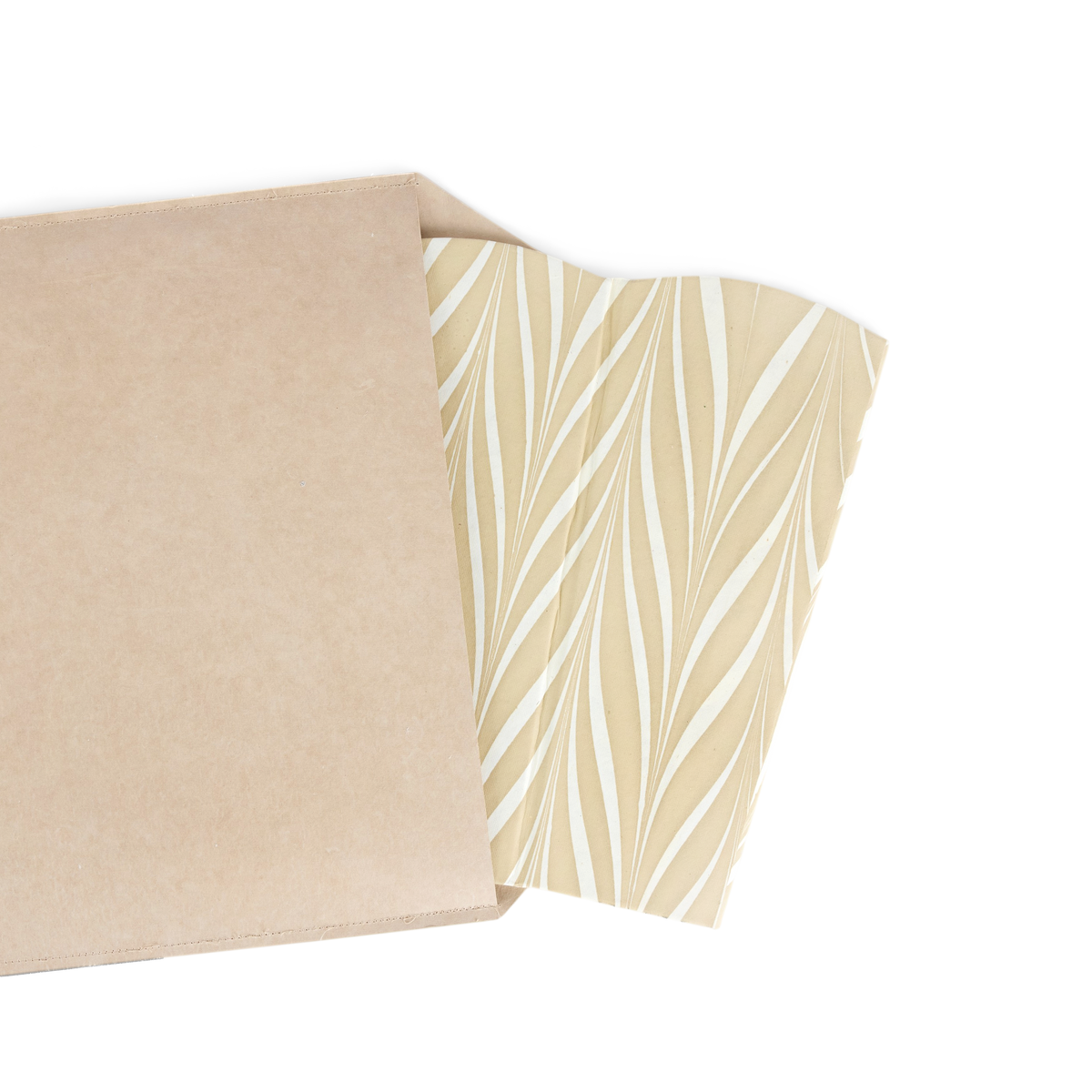 Soyabean Banyan – Hand Marbled Scalloped Basket (9.5" W x 9.5" D x 12" H)