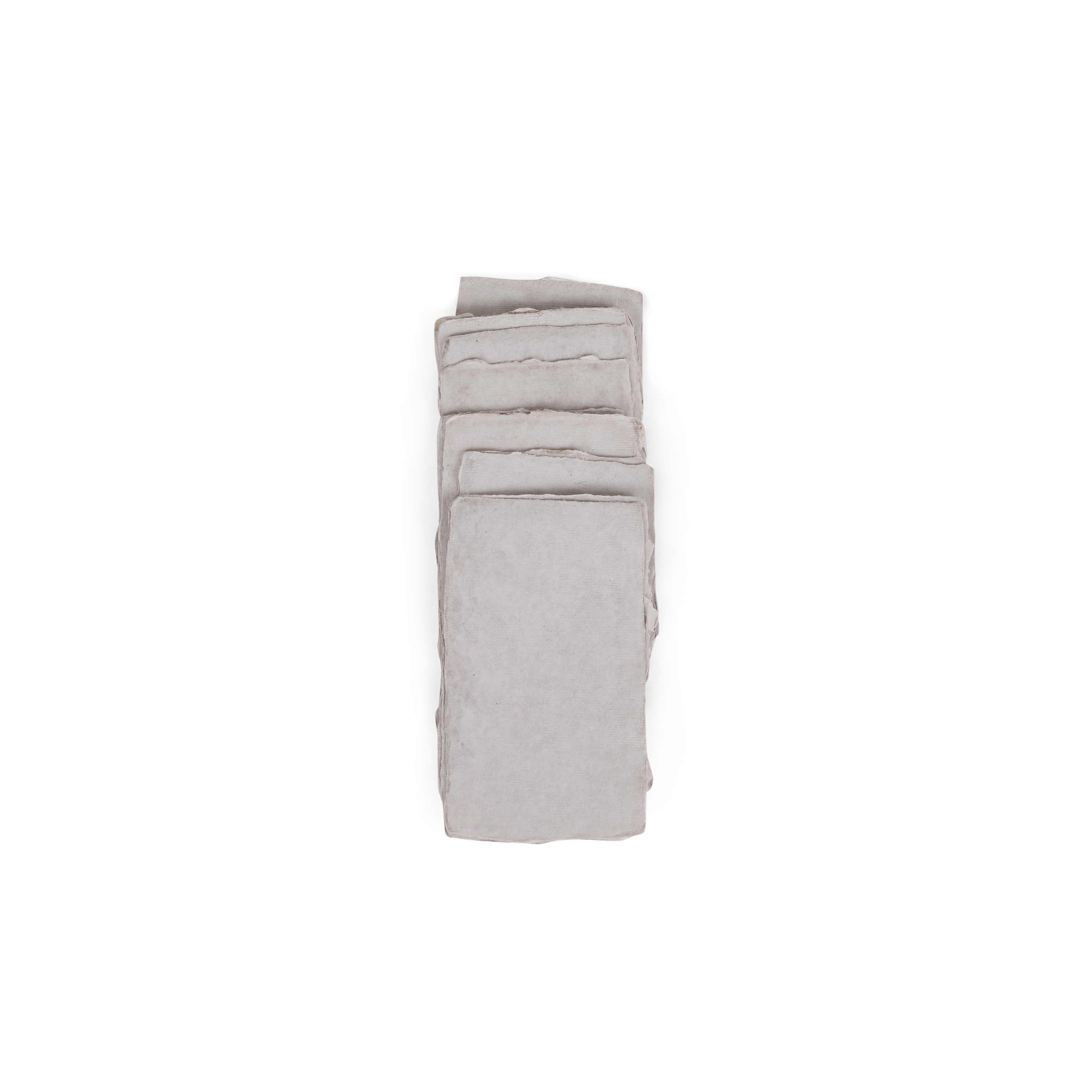 Cedar  – Handmade Recycled Cotton Paper Set Small  (3.5” x 2” | 30 Sheets | 300 GSM)