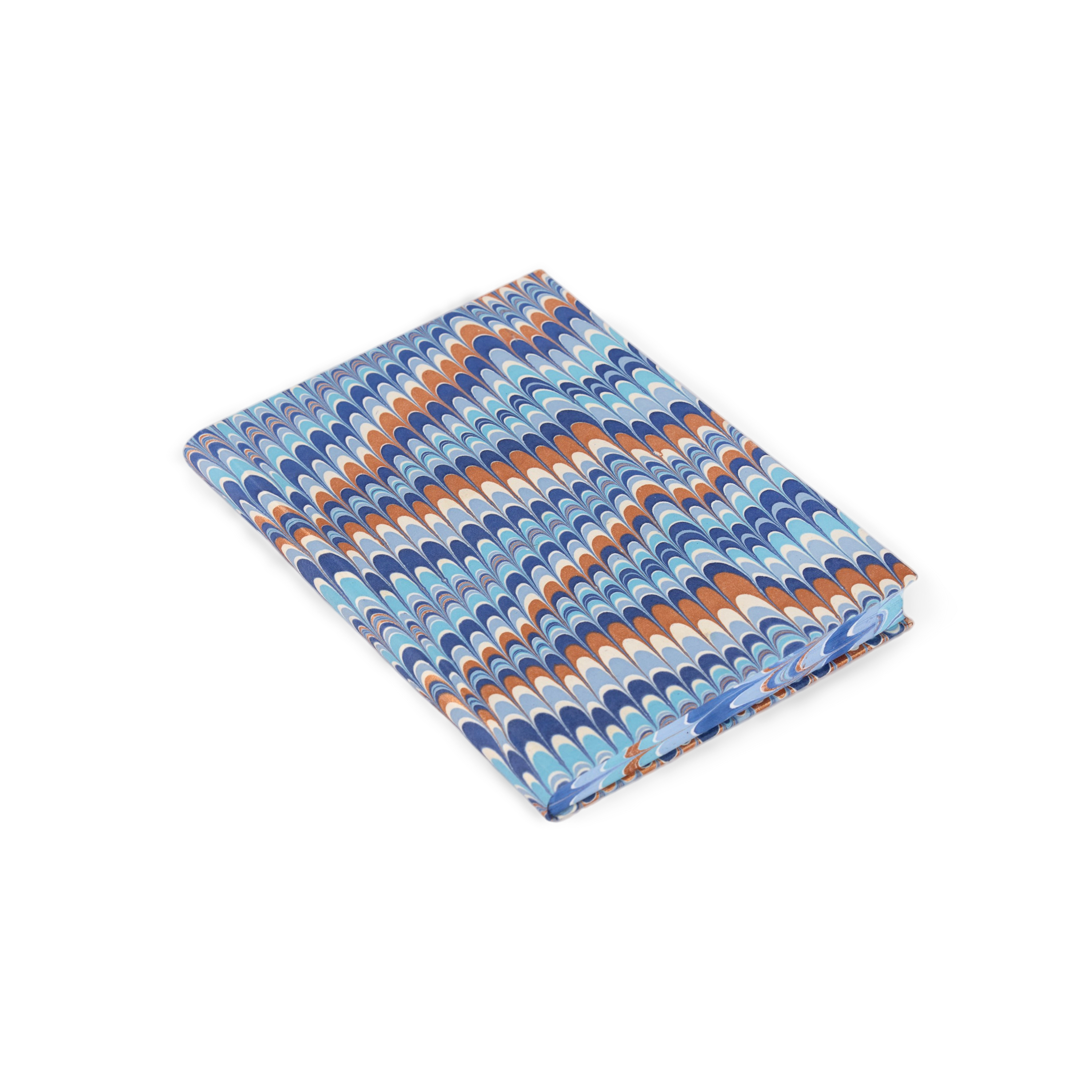 Harbor Blue Mountain – Hand Marbled Journal A5 | 48 Pages | 130gsm Paper
