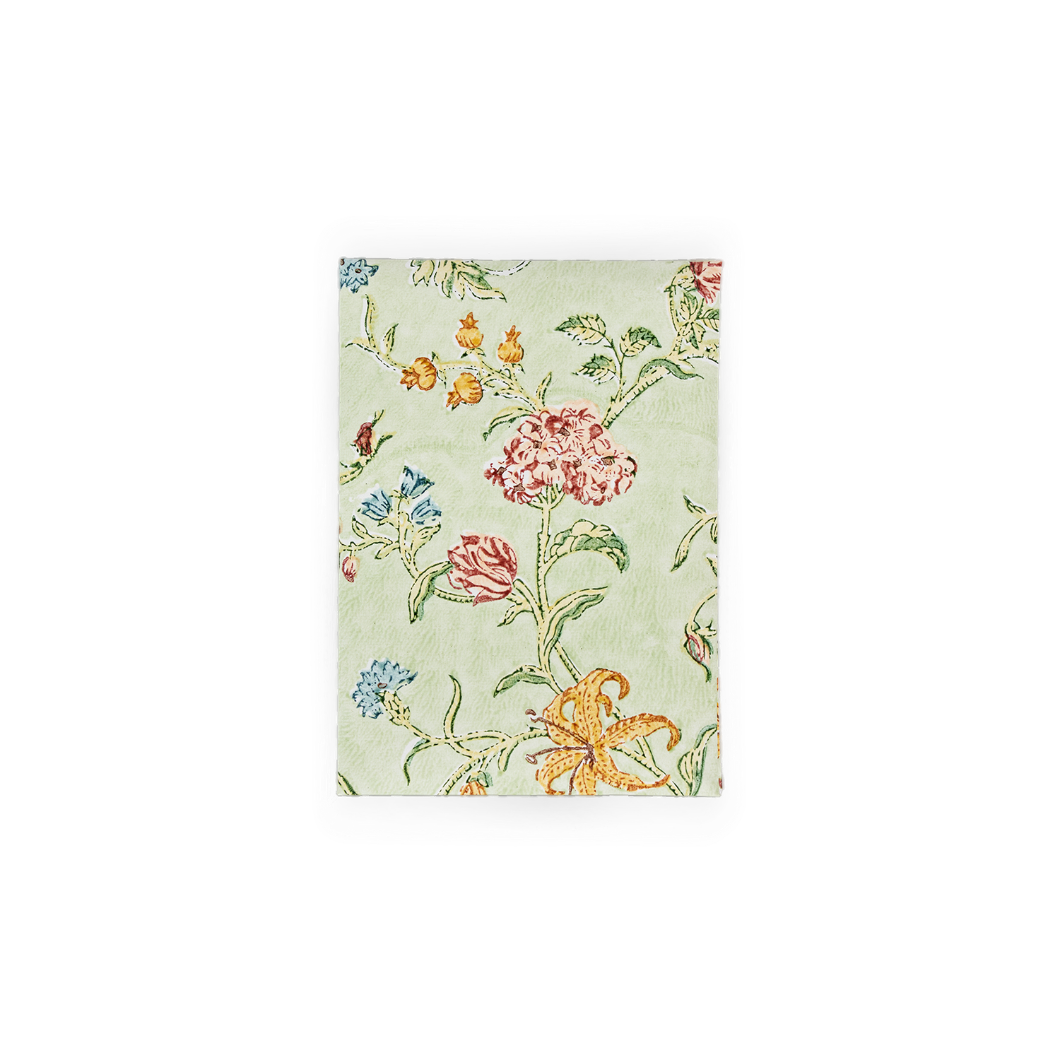 Spring Meadow – Hand Printed Greeting Card Folder Set  (6” x 4” | 100% Recycled Cotton Paper)