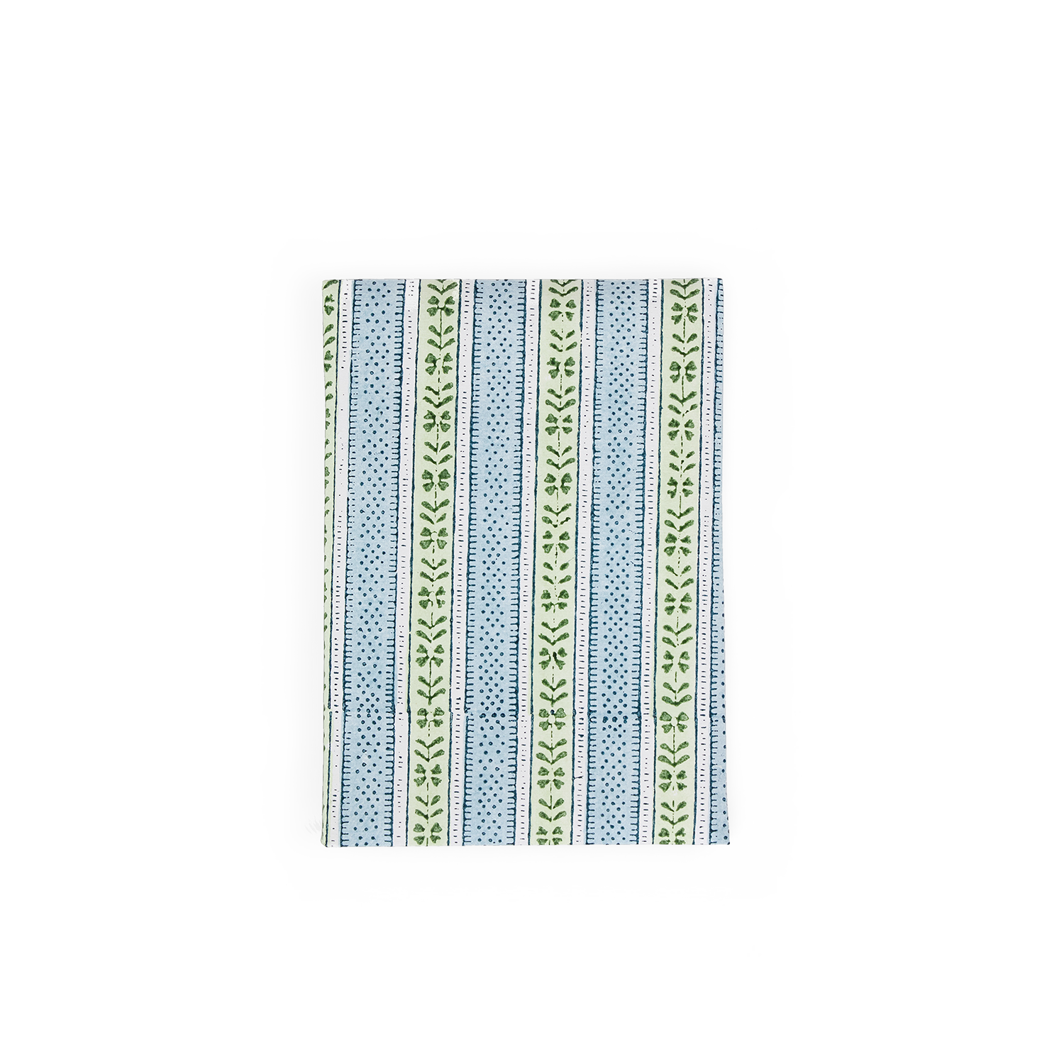 Misty Meadow – Hand Block Printed Greeting Card Set  (6” x 4” | 100% Recycled Cotton Paper)