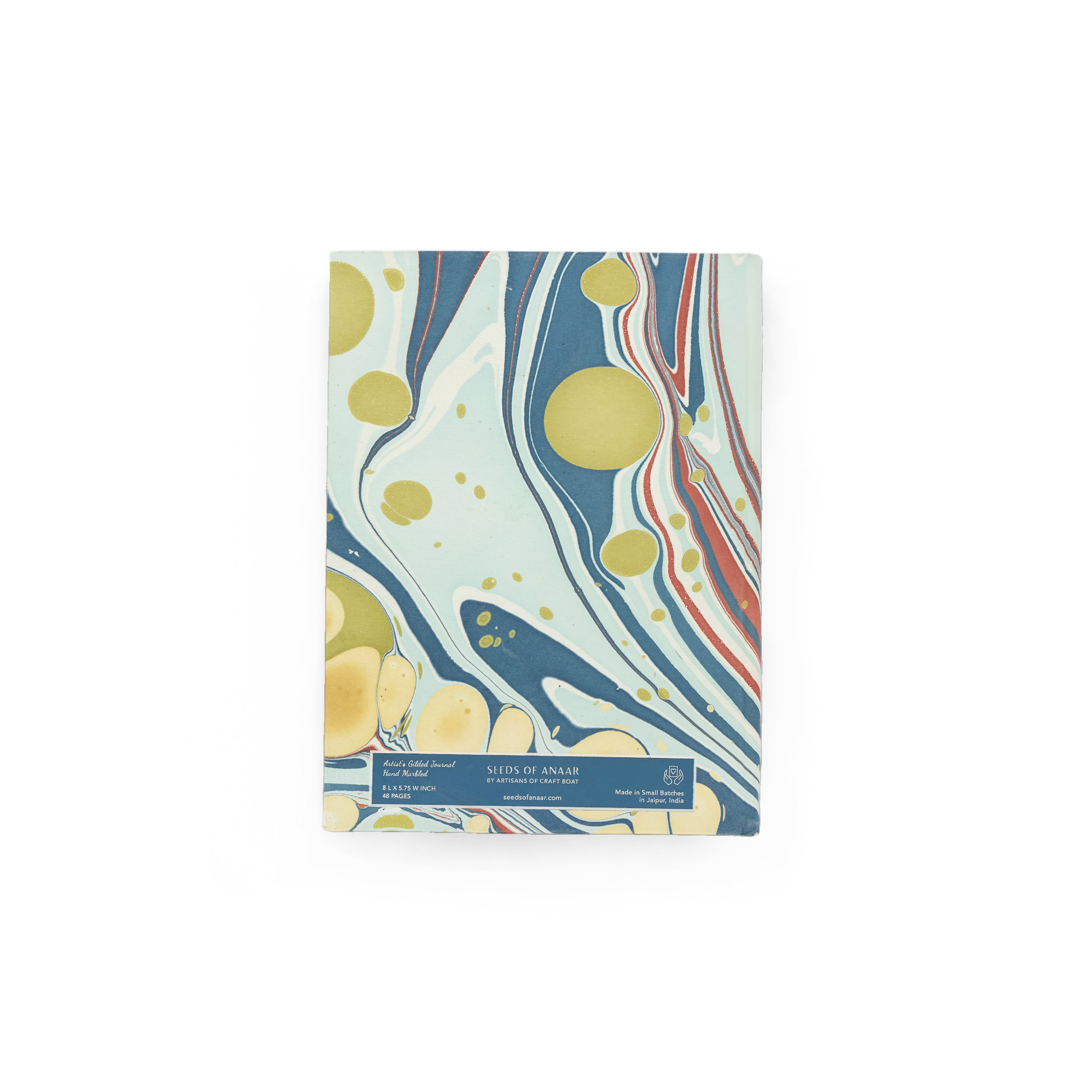 Ocean Stone – Hand Marbled Journal A5 | 48 Pages | 130gsm Paper