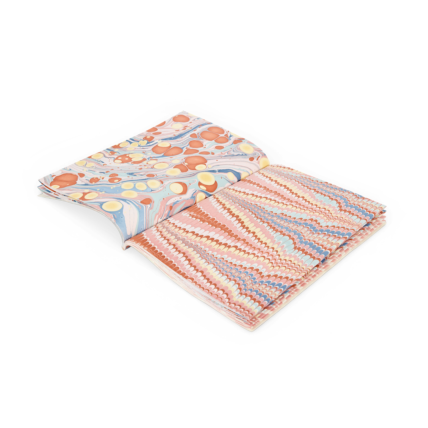 Sunset – Hand Marbled Wrapping Paper Set (23" x 31" sheets | Booklet size: 11" x 15")