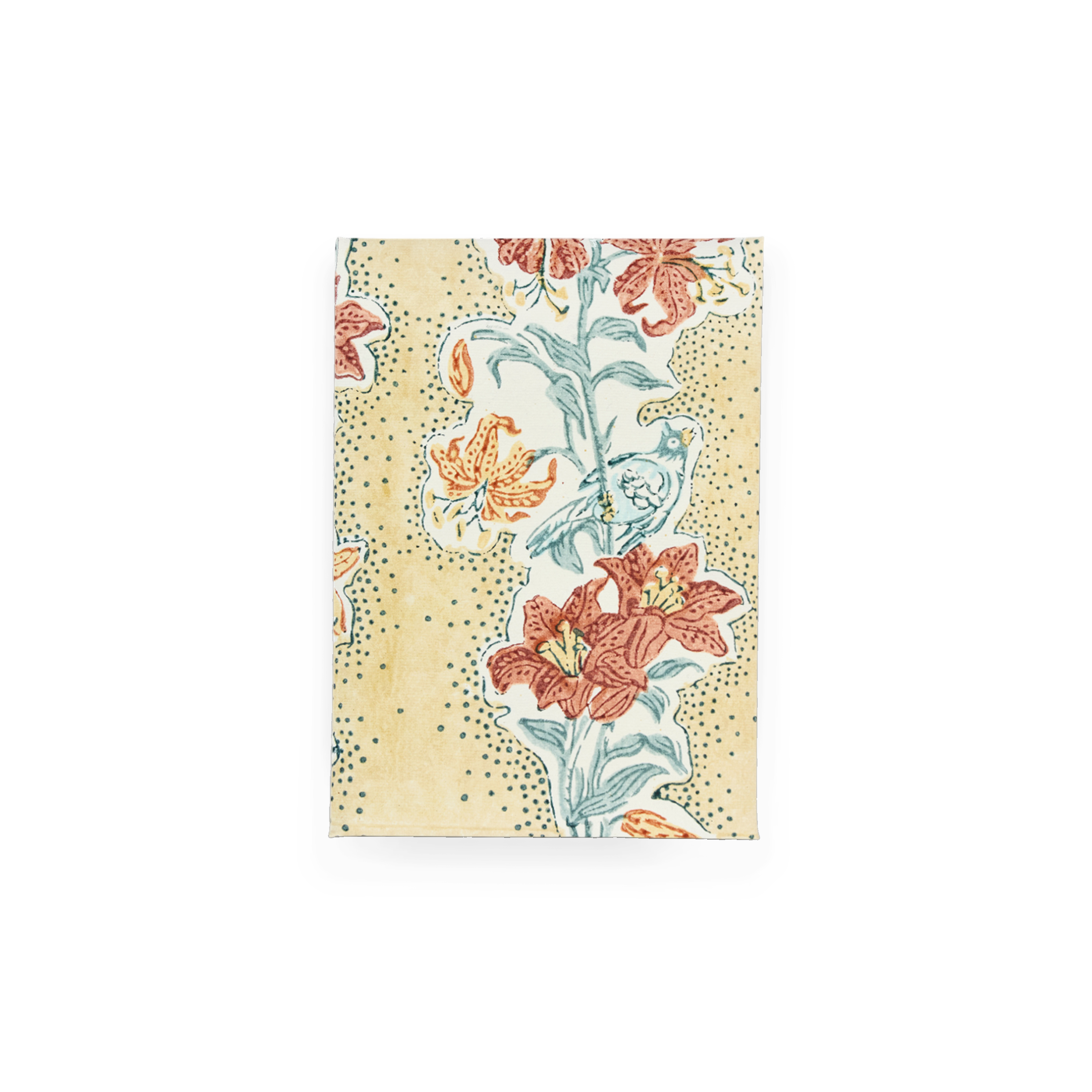Earth Garden– Hand Printed Greeting Card Folder Set  (6” x 4” | 100% Recycled Cotton Paper)
