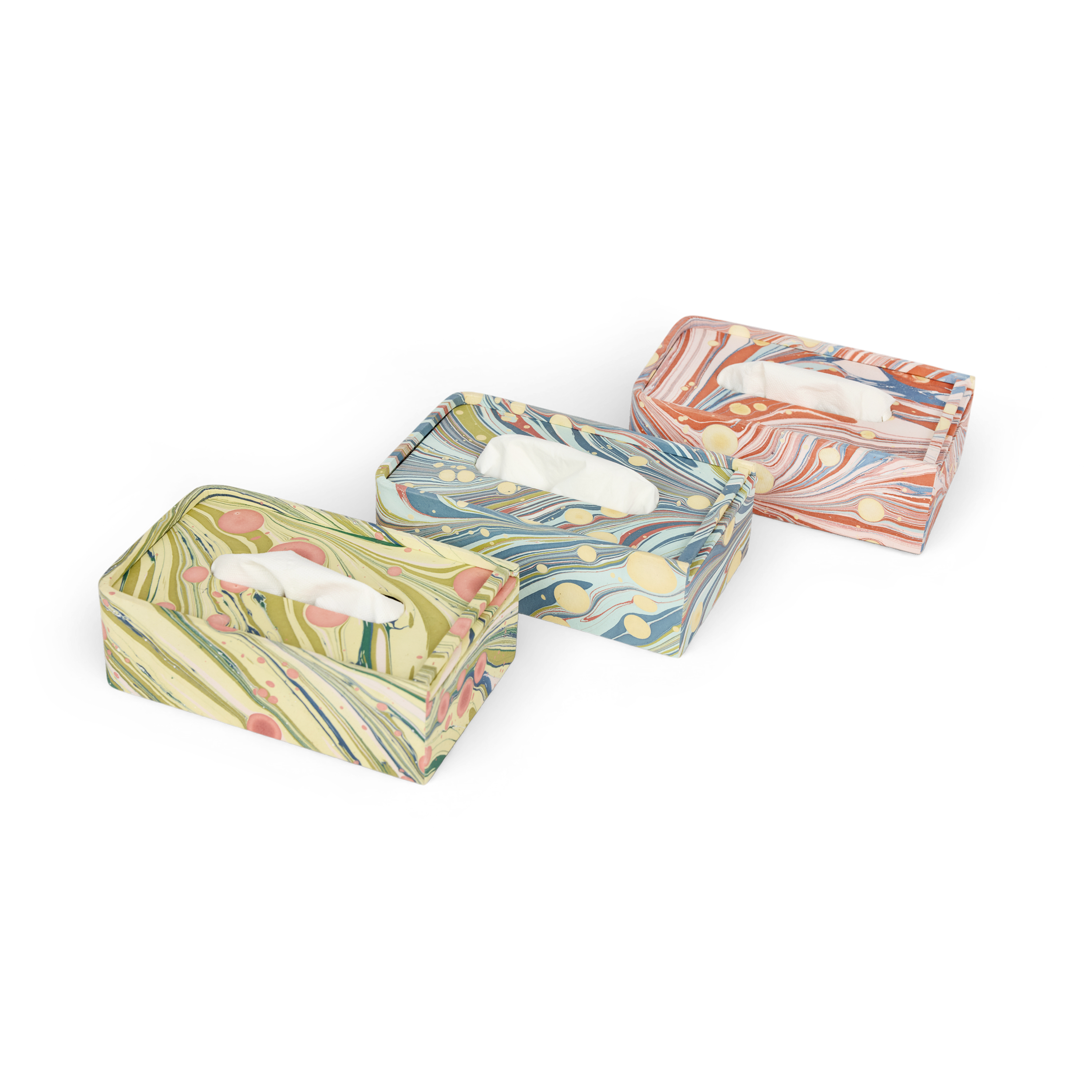 Meadow Swirl – Tissue Box Cover (5.25” W x 8.5” L x 2.75” H)