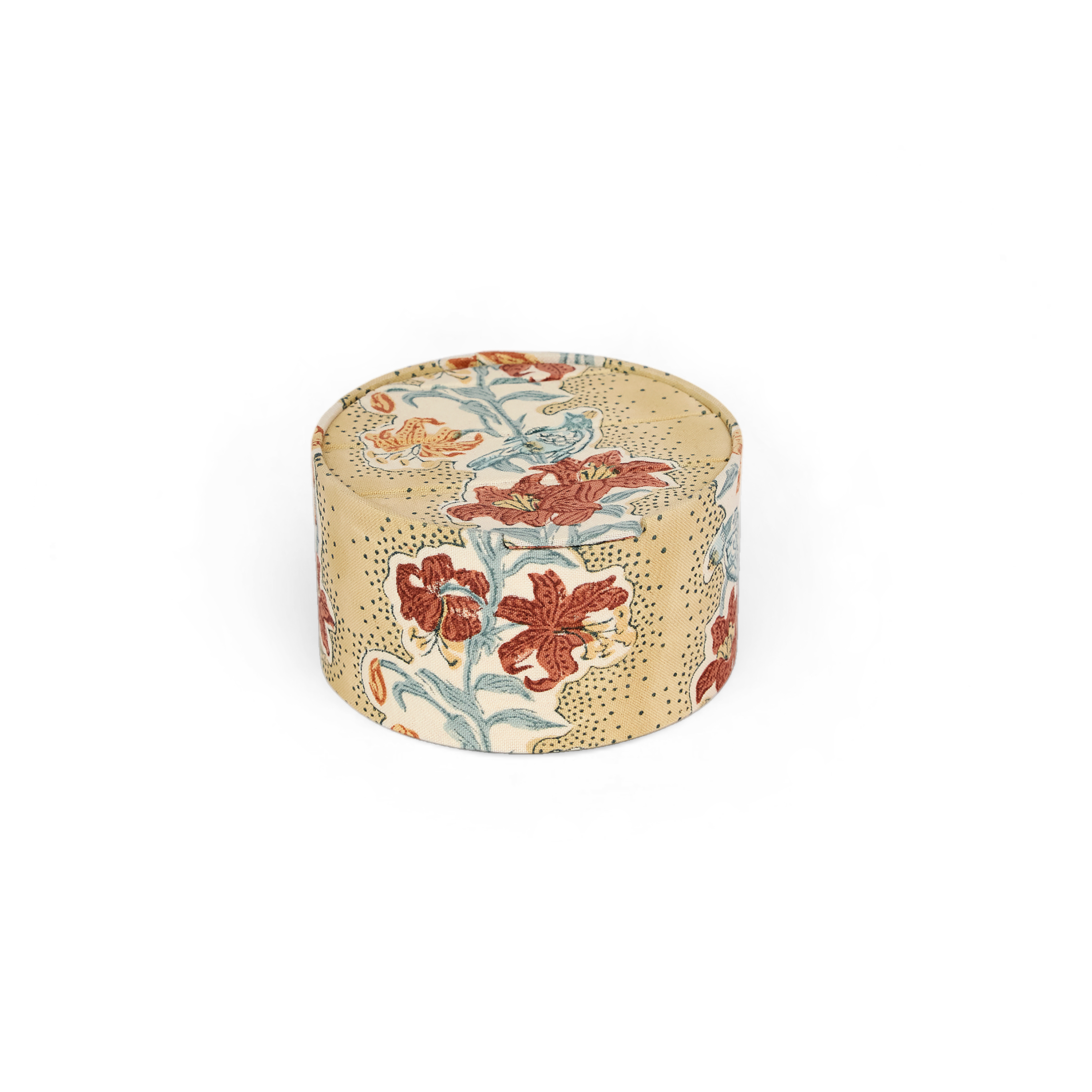 Earth Garden – Block Printed Keepsake jewellery box (5.25" x 5.25" x 3")