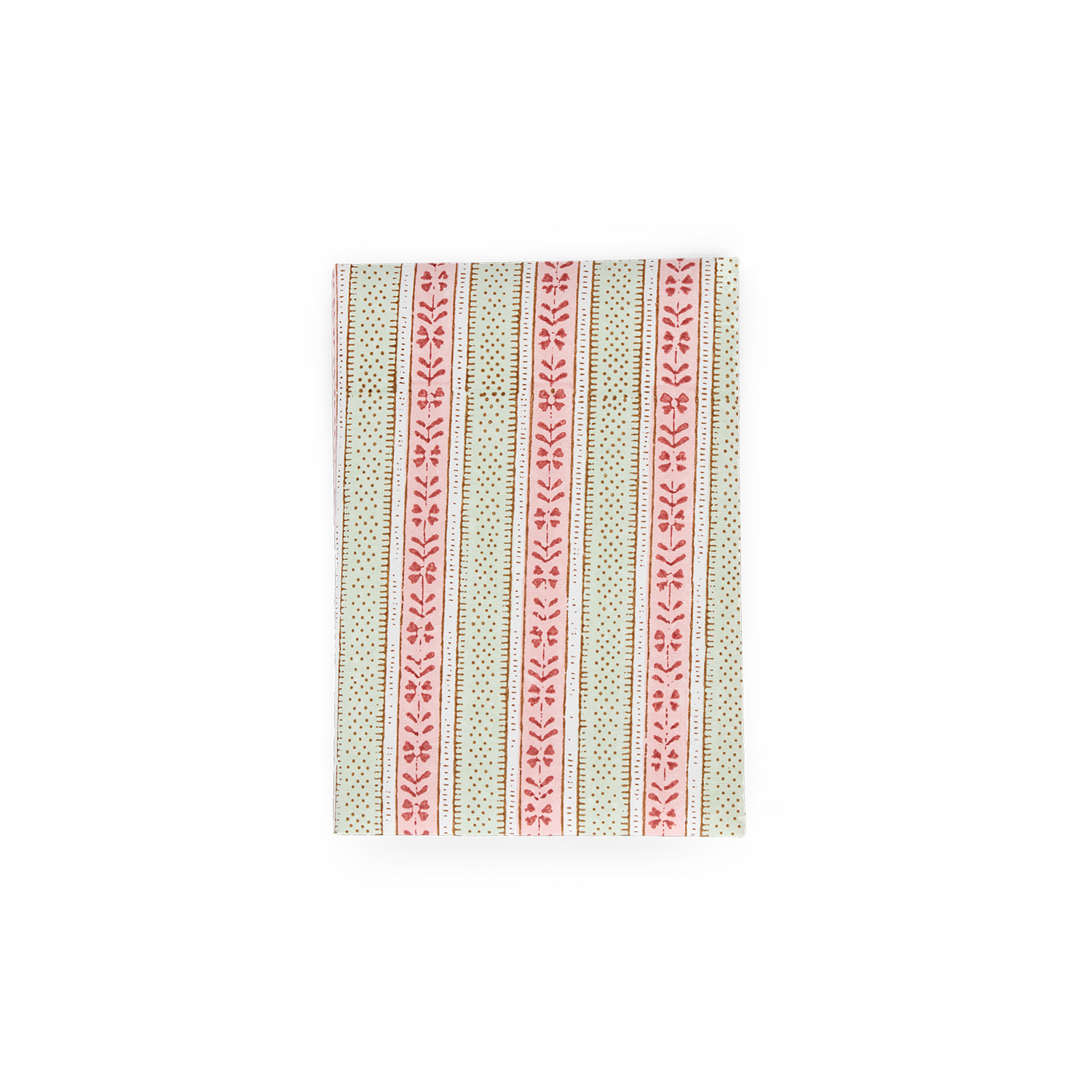 Blush Meadow – Hand Block Printed Greeting Card Set  (6” x 4” | 100% Recycled Cotton Paper)