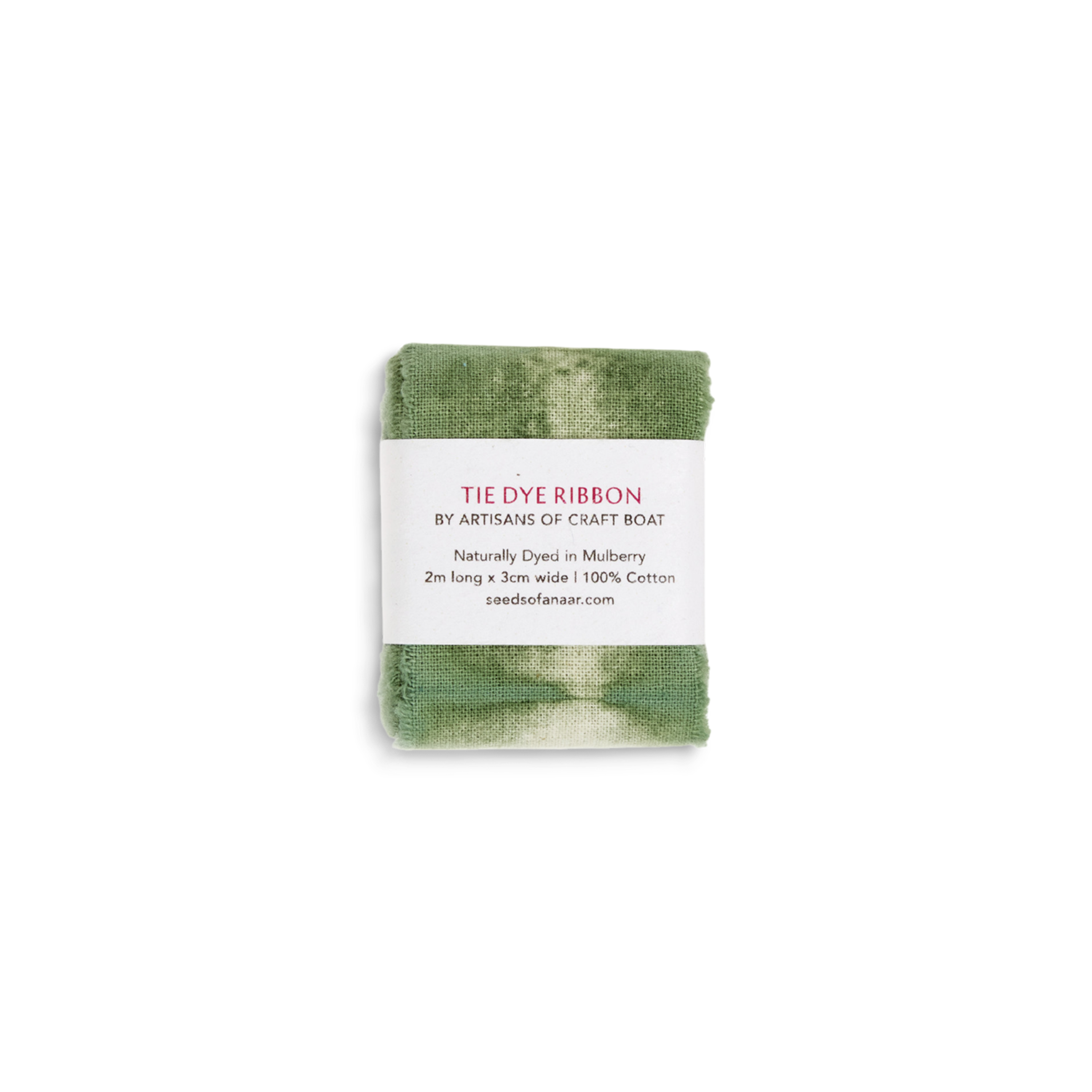 Sage - Natural Cotton Ribbon Pack (Set of 6)