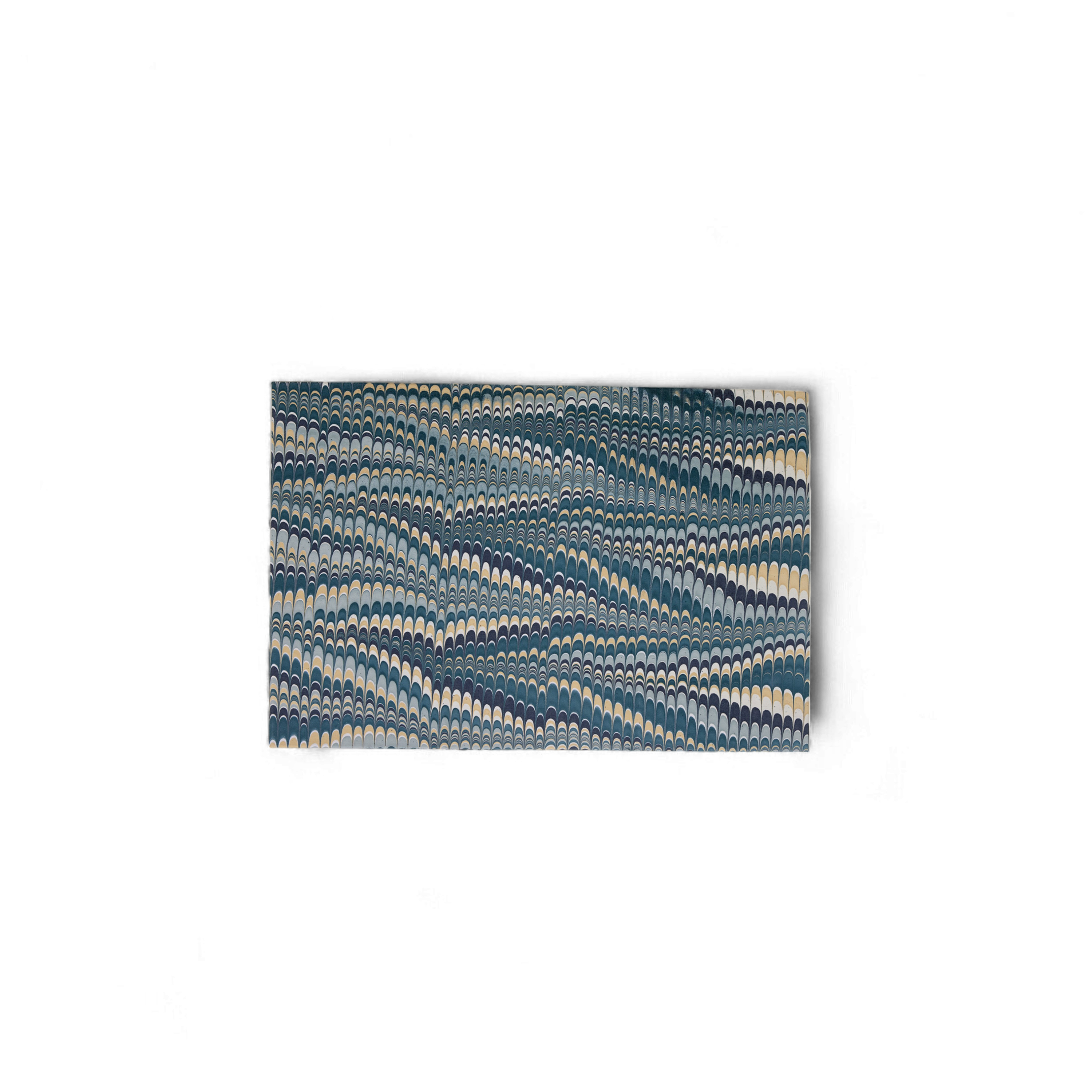 Ripple Hexa – Hand Marbled Collapsible Basket (9.5" x 9.5" x 10.5")