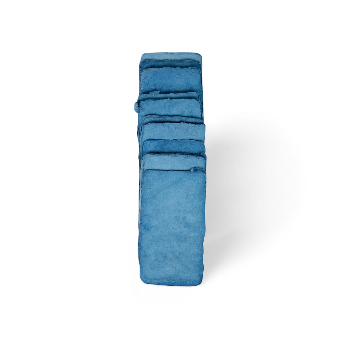 Indigo Deckle – Naturally Dyed Artist Paper Bundle - Small (3.5 x 2