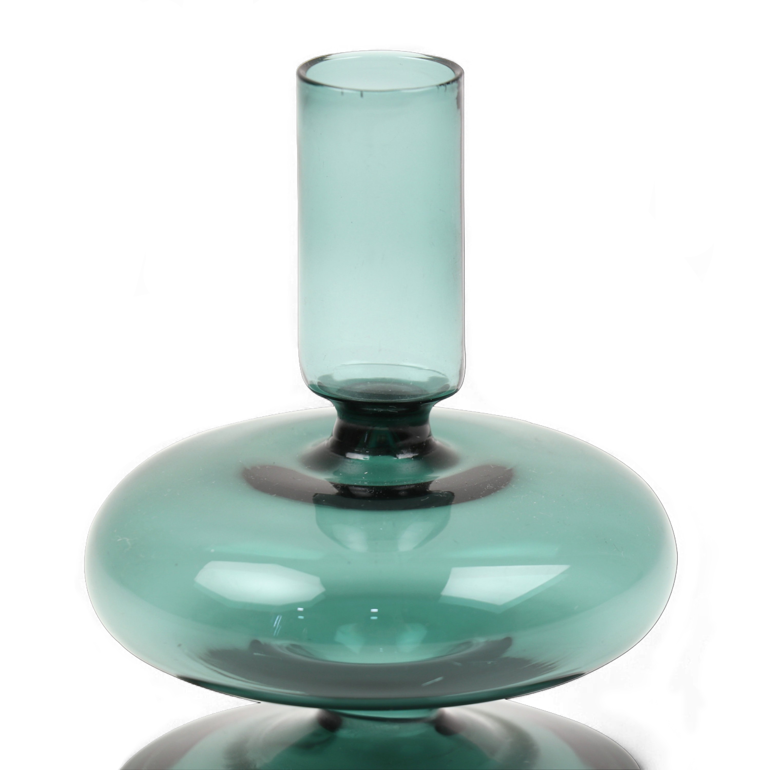 Forest Haze – Handcrafted Borosilicate Candlestand (5"H x 3.8" bottom x 1"top )