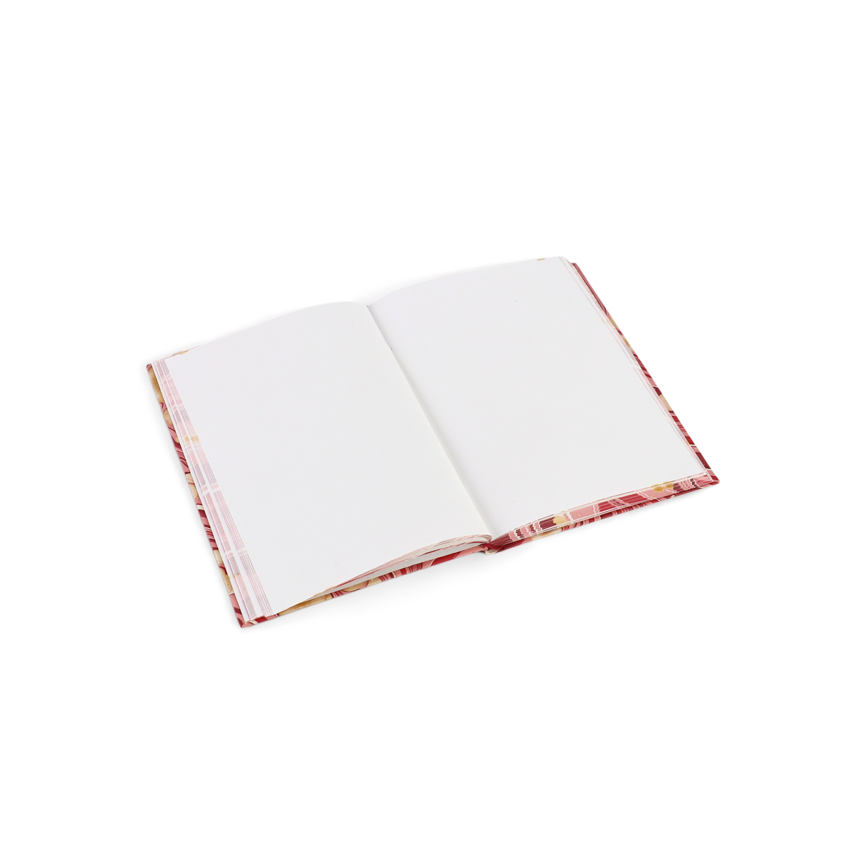 Garnet Red Fire Whirl – Hand Marbled Journal A5 | 48 Pages | 130gsm Paper
