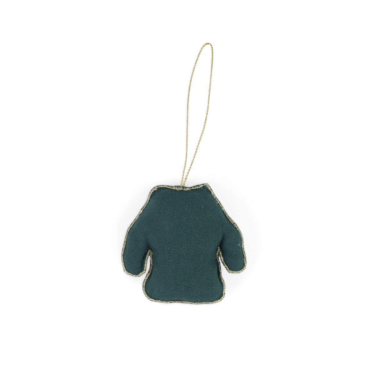 Cozy Sweater – Hand Embroidered Christmas Ornament (4.25" × 4.25")