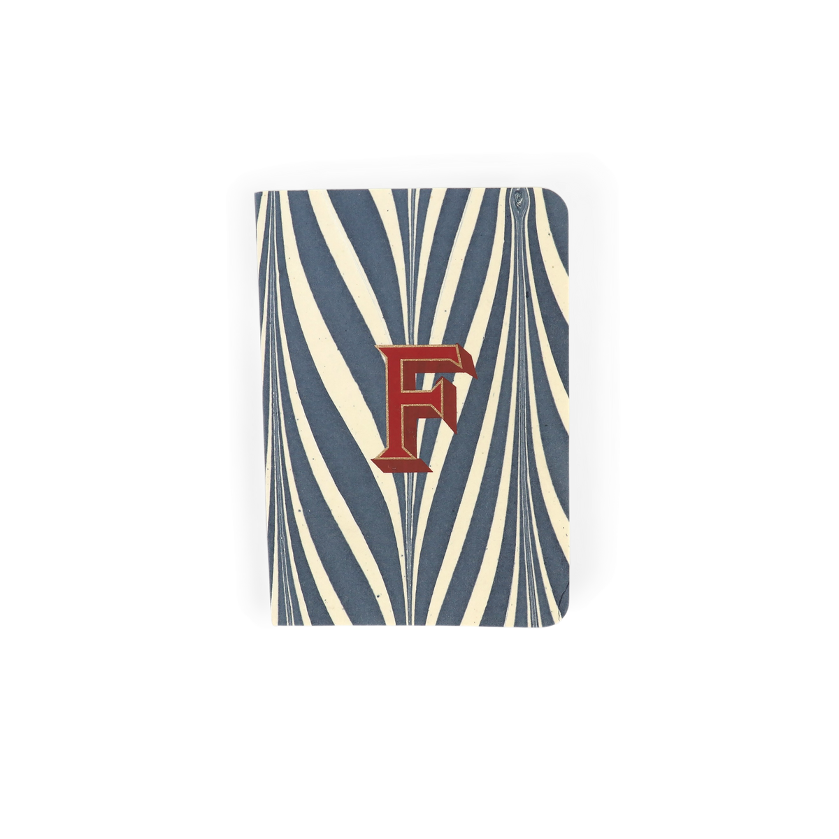 Alphabet Pocket Notebook – Hand-Marbled Notebook (5.5" W x 3.75" H)