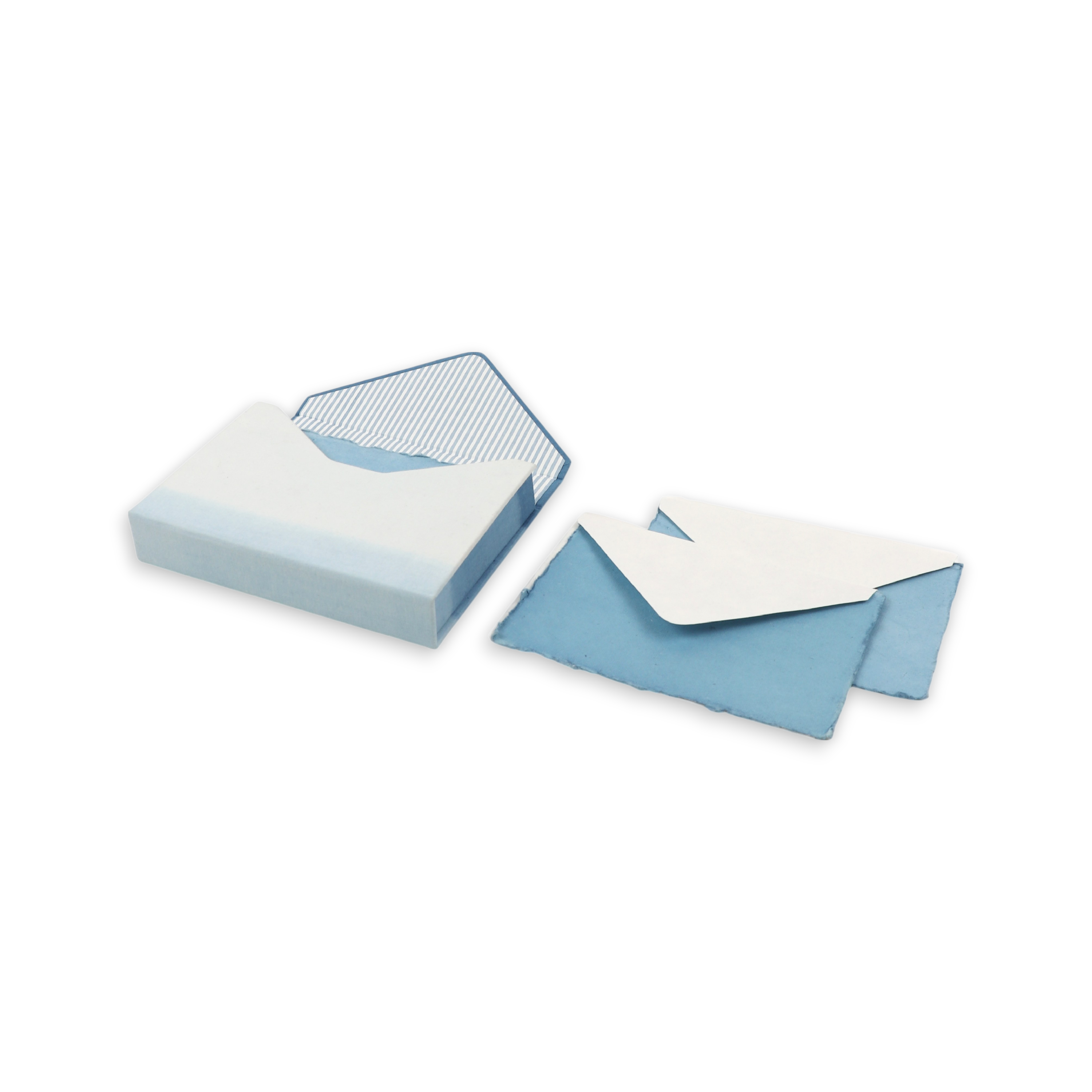 Indigo Letterbox – Naturally Dyed Notecard Set (6" x 4" | Set of 12 Notecards & Envelopes)