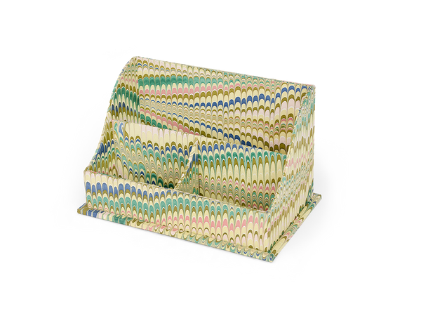 Meadow Wave – Hand Marbled Letter Sorter (10