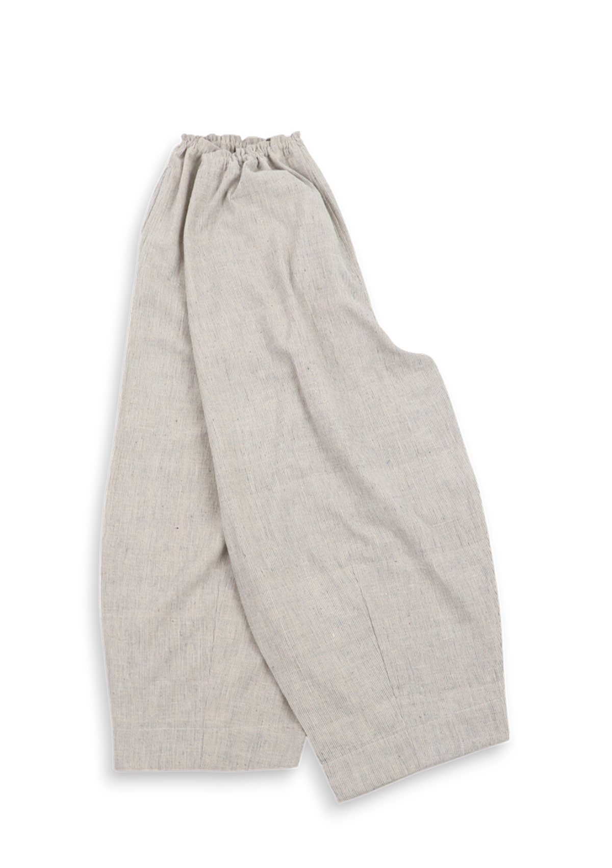 Nama Trousers – Kala Cotton Handwoven Pants in Indigo Pinstripe (ONE SIZE)